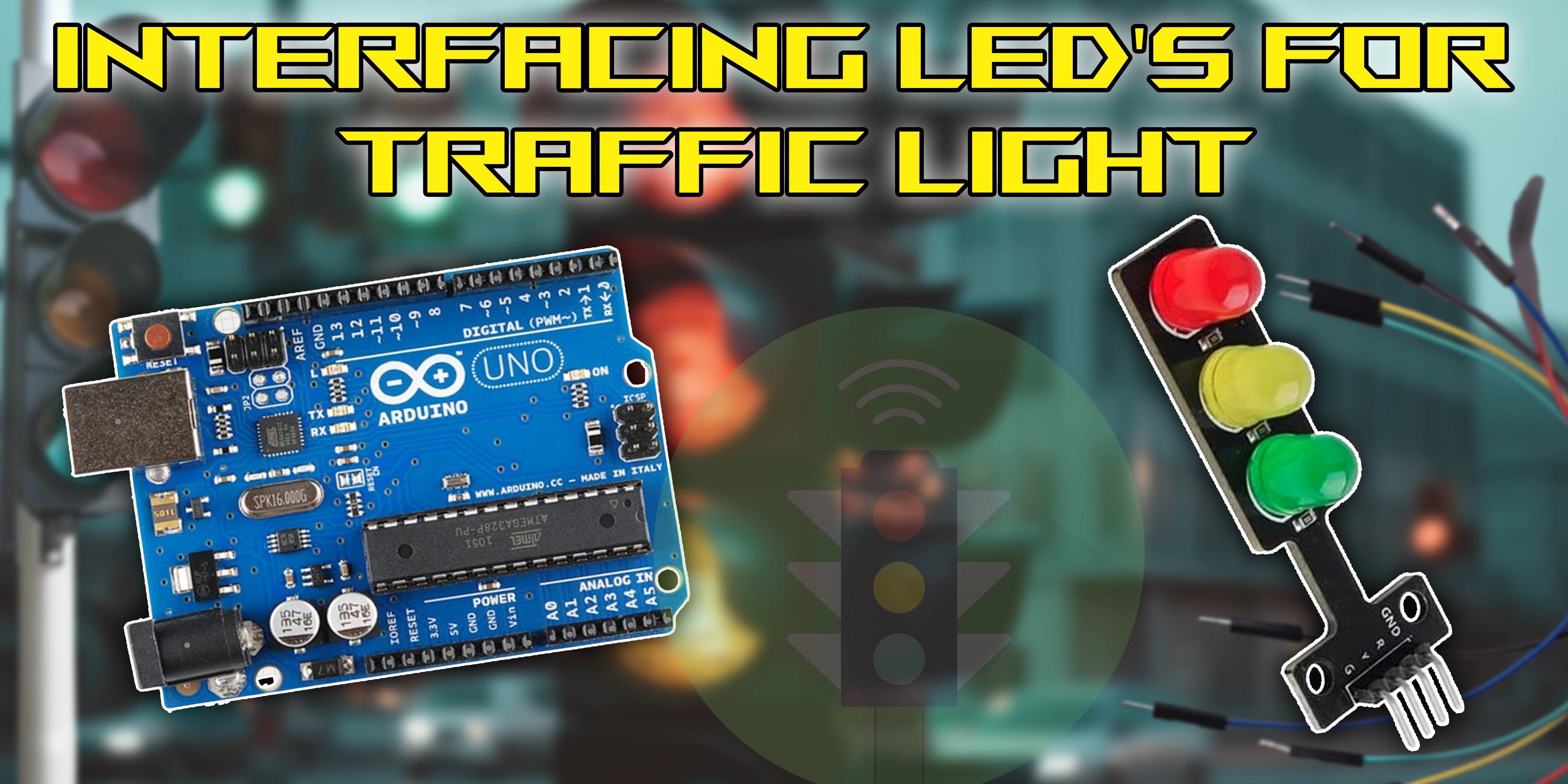 Traffic Light System with LEDs & Arduino | Sarkitshala | Sarkitshala
