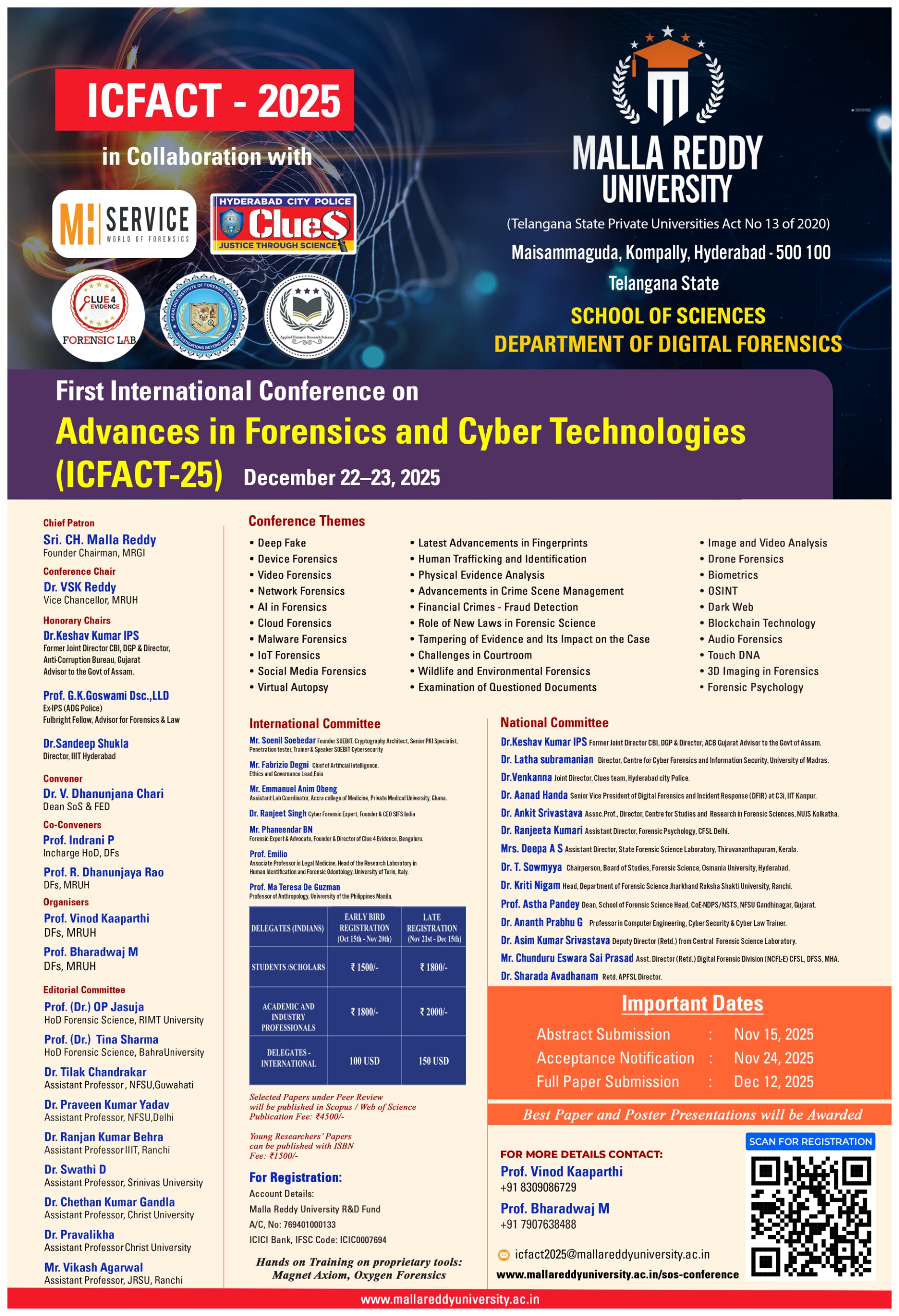 Advances in Forensics and Cyber Technology