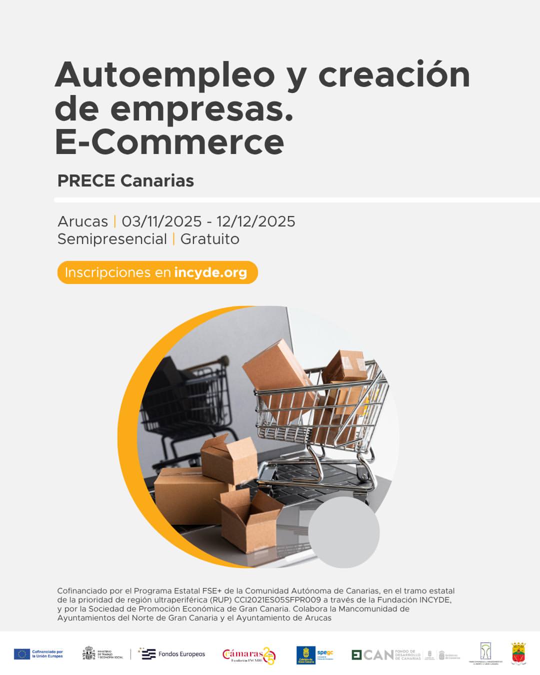 Imagen del evento Autoempleo y creacion de empresas E-Commerce