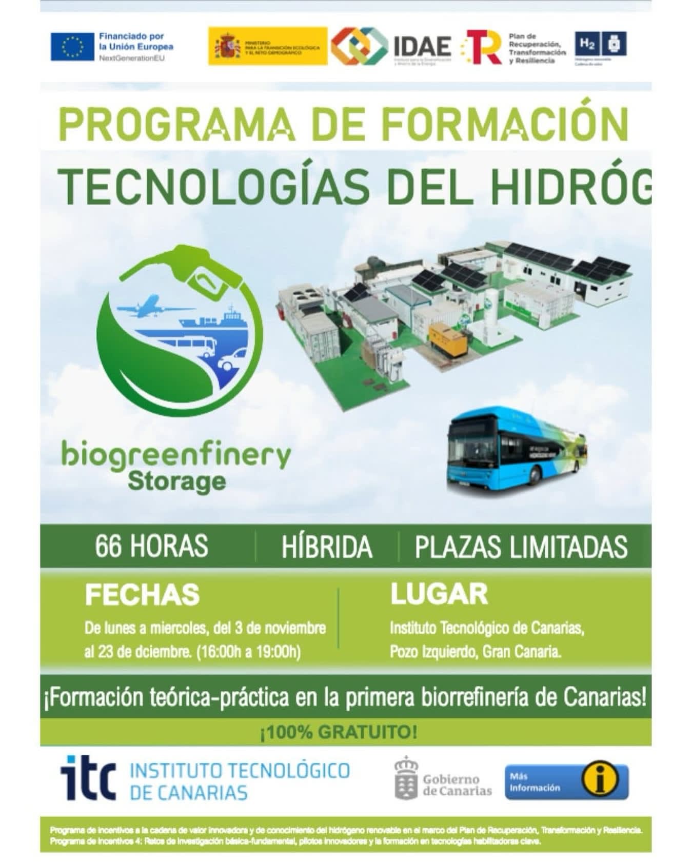 Imagen del evento Programa de Formacion Tecnologias del Hidrogeno