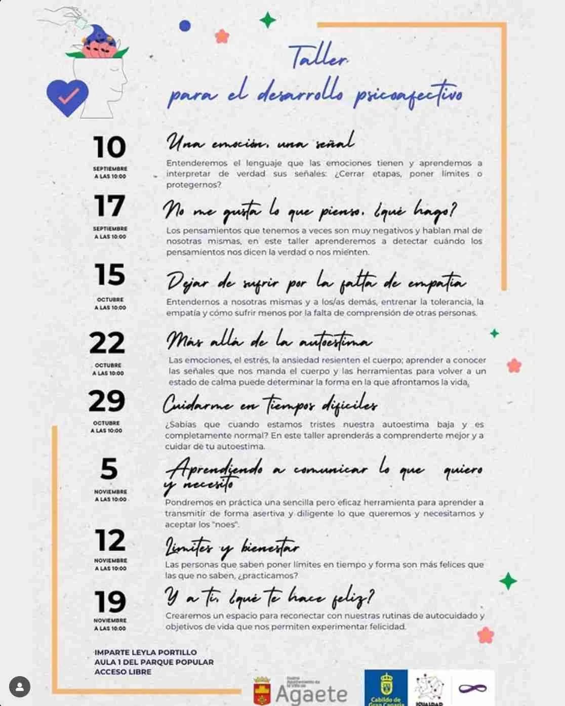 Imagen del evento Taller  Limites y bienestar noviembre-2025