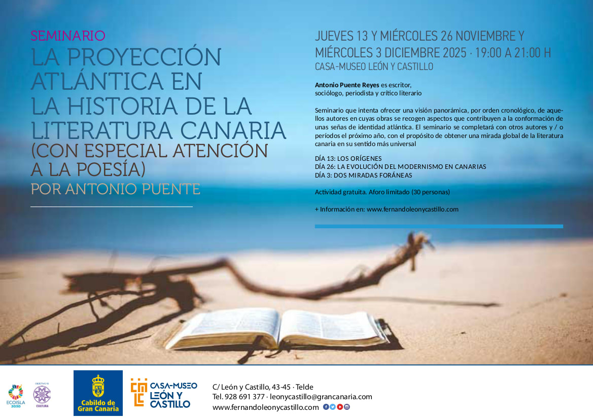 Imagen del evento Seminario La proyeccion Atlantica en la Historia de la Literatura Canaria