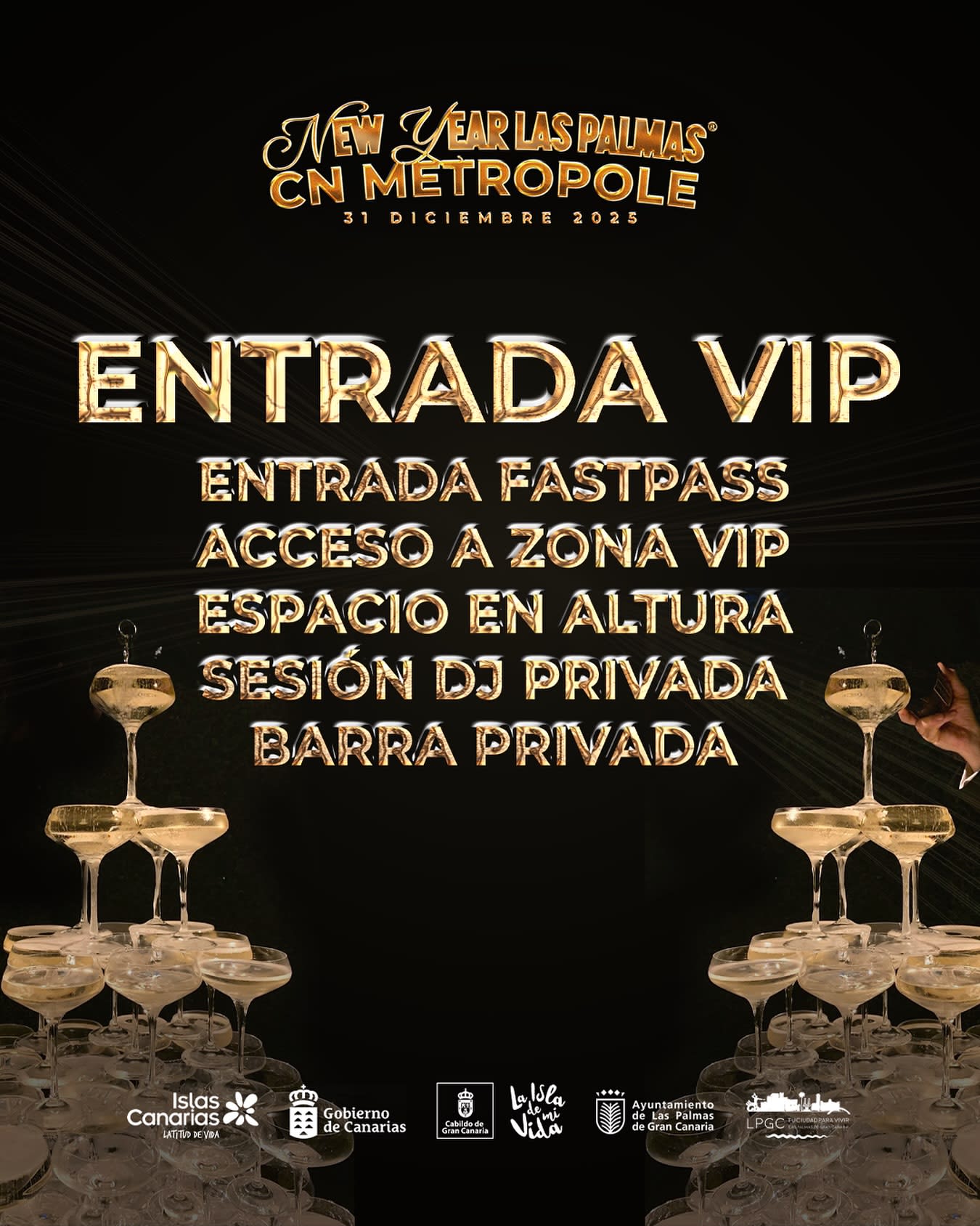 Imagen del evento New Year Las Palmas CN Metropole