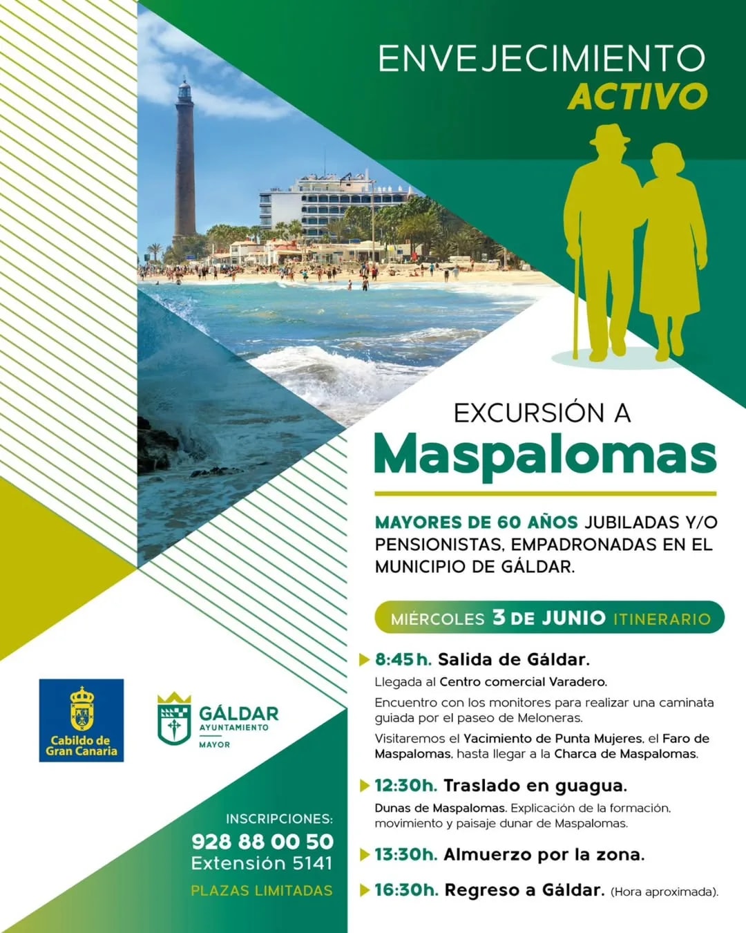 Imagen del evento Visita Guiada  Excursion a Maspalomas junio-2026