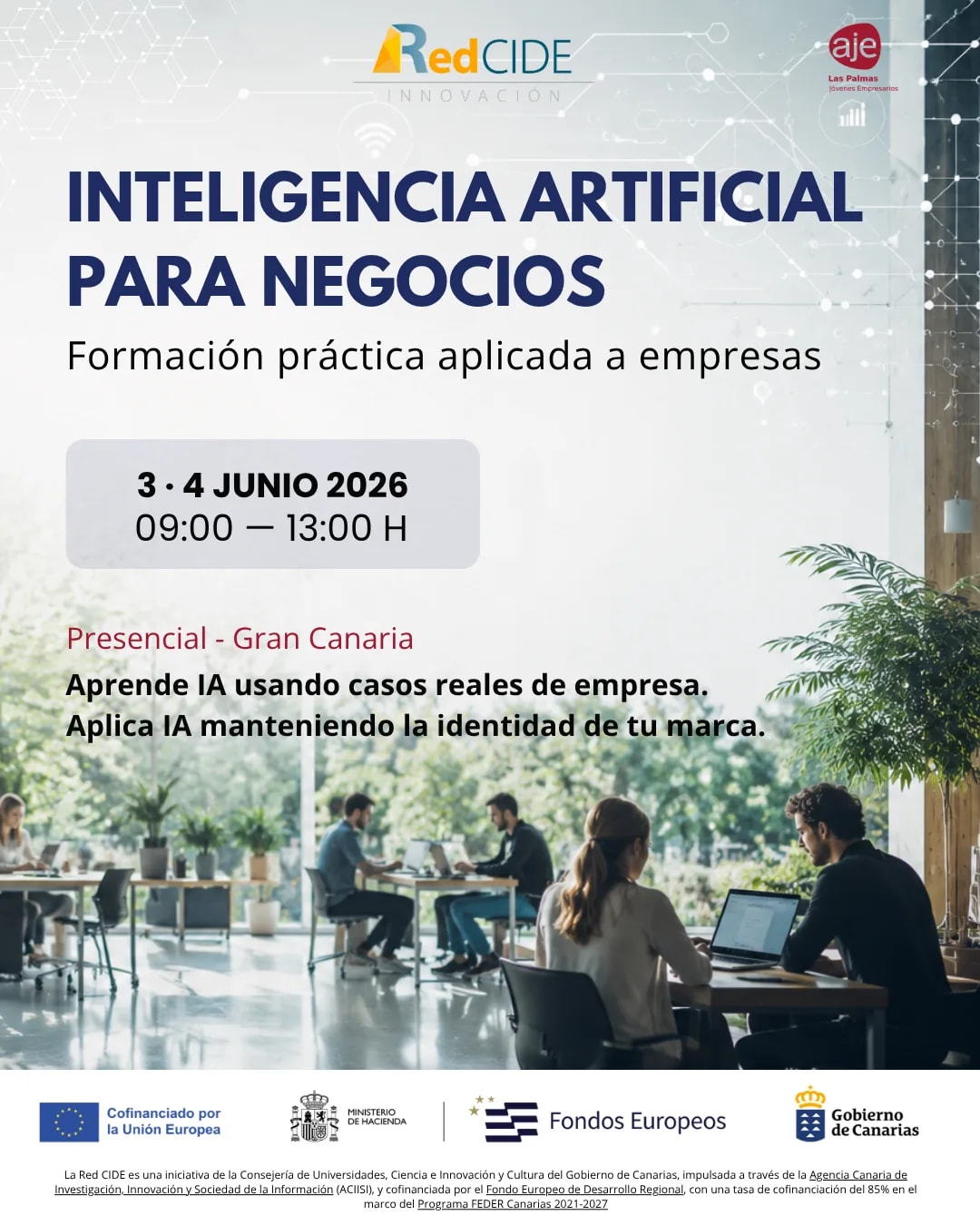 Imagen del evento Taller  Inteligencia Artificial para negocios junio-2026
