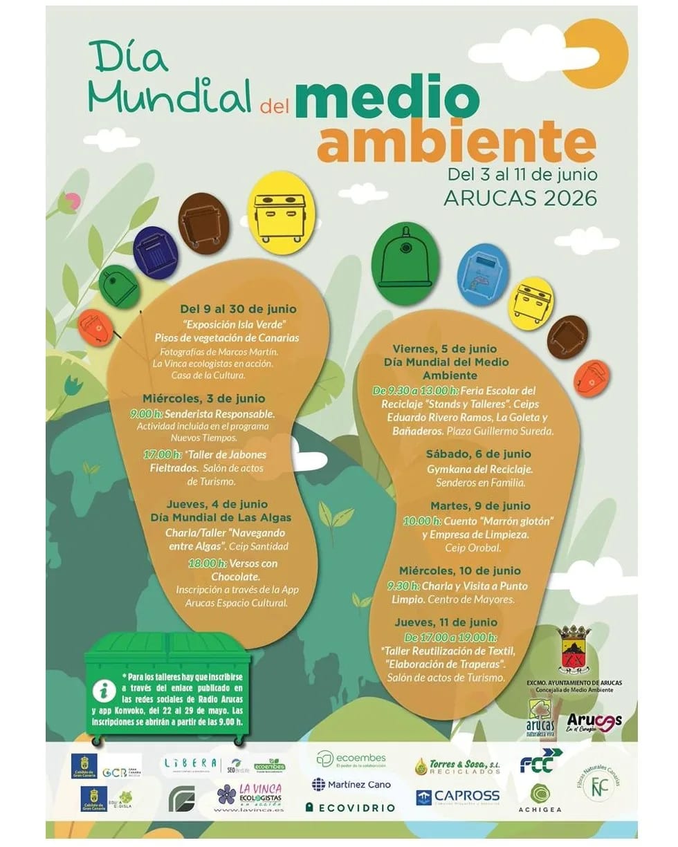 Imagen del evento Feria Escolar del Reciclaje Arucas junio-2026