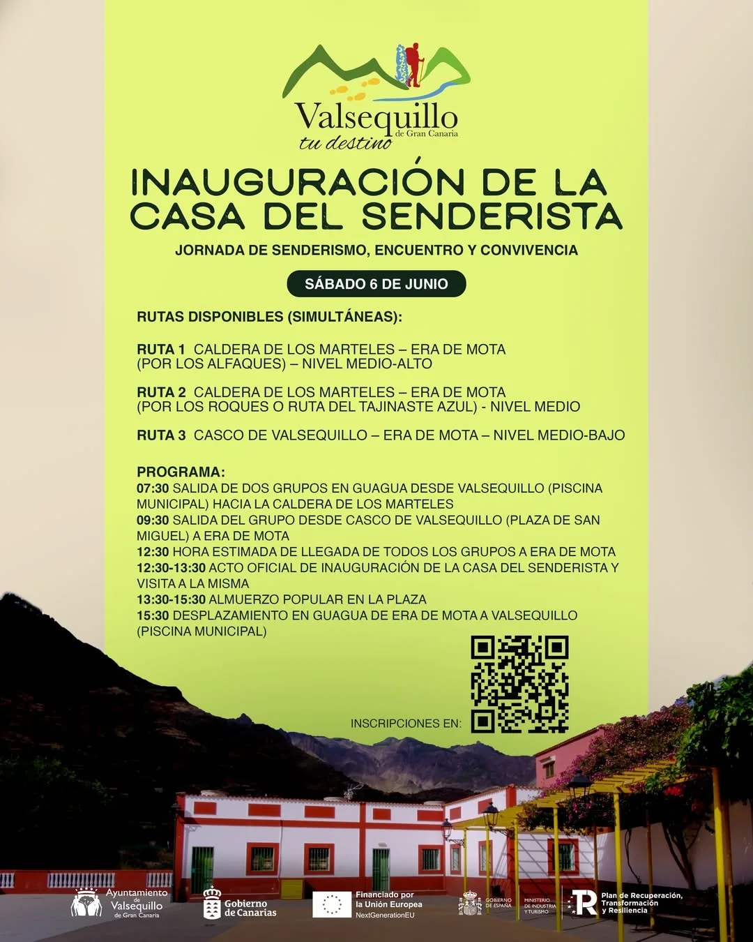 Imagen del evento Deporte- Inauguracion de la Casa del Senderista junio-2026