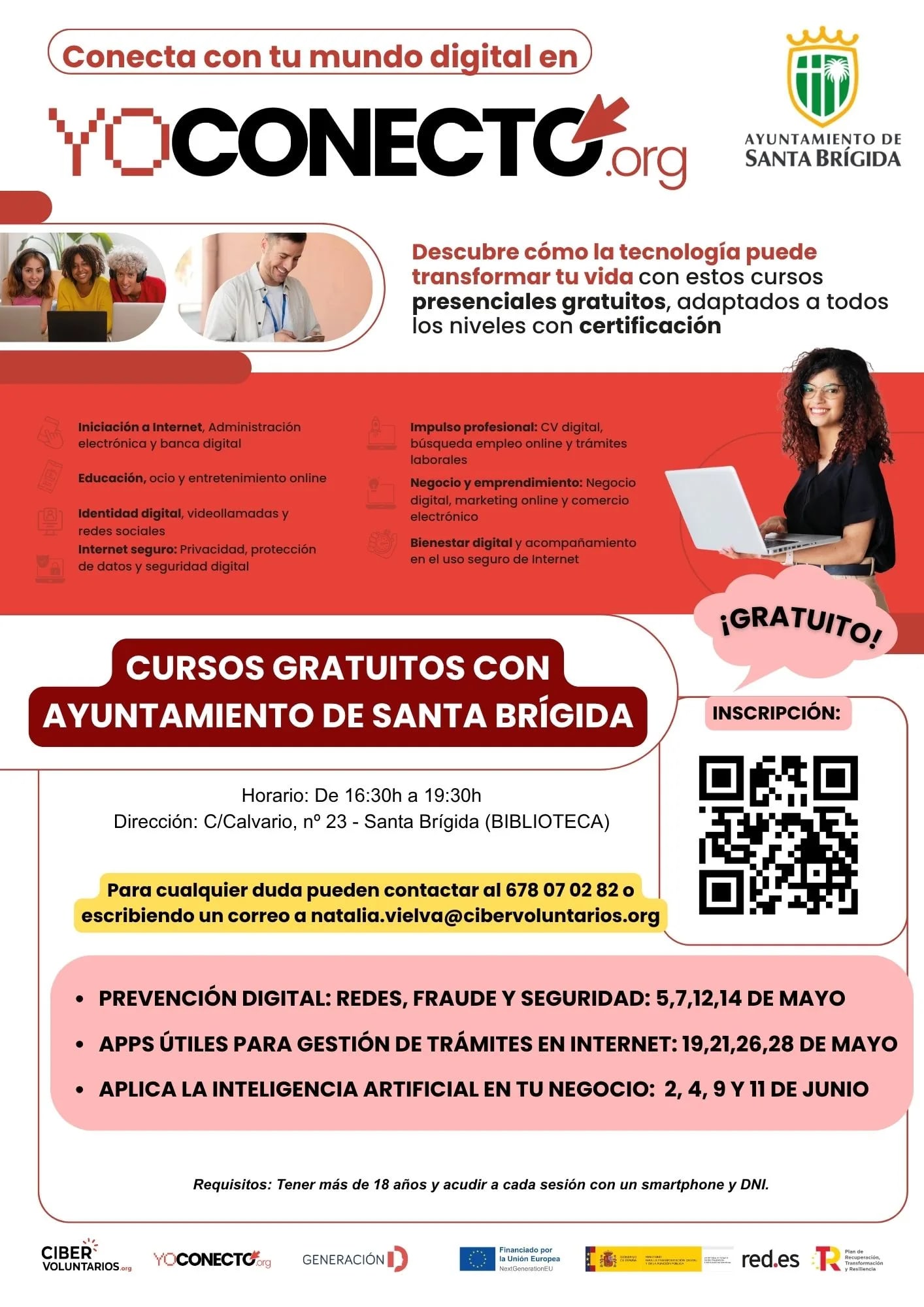 Imagen del evento Taller  IA en tu negocio  Santa Brigida junio-2026