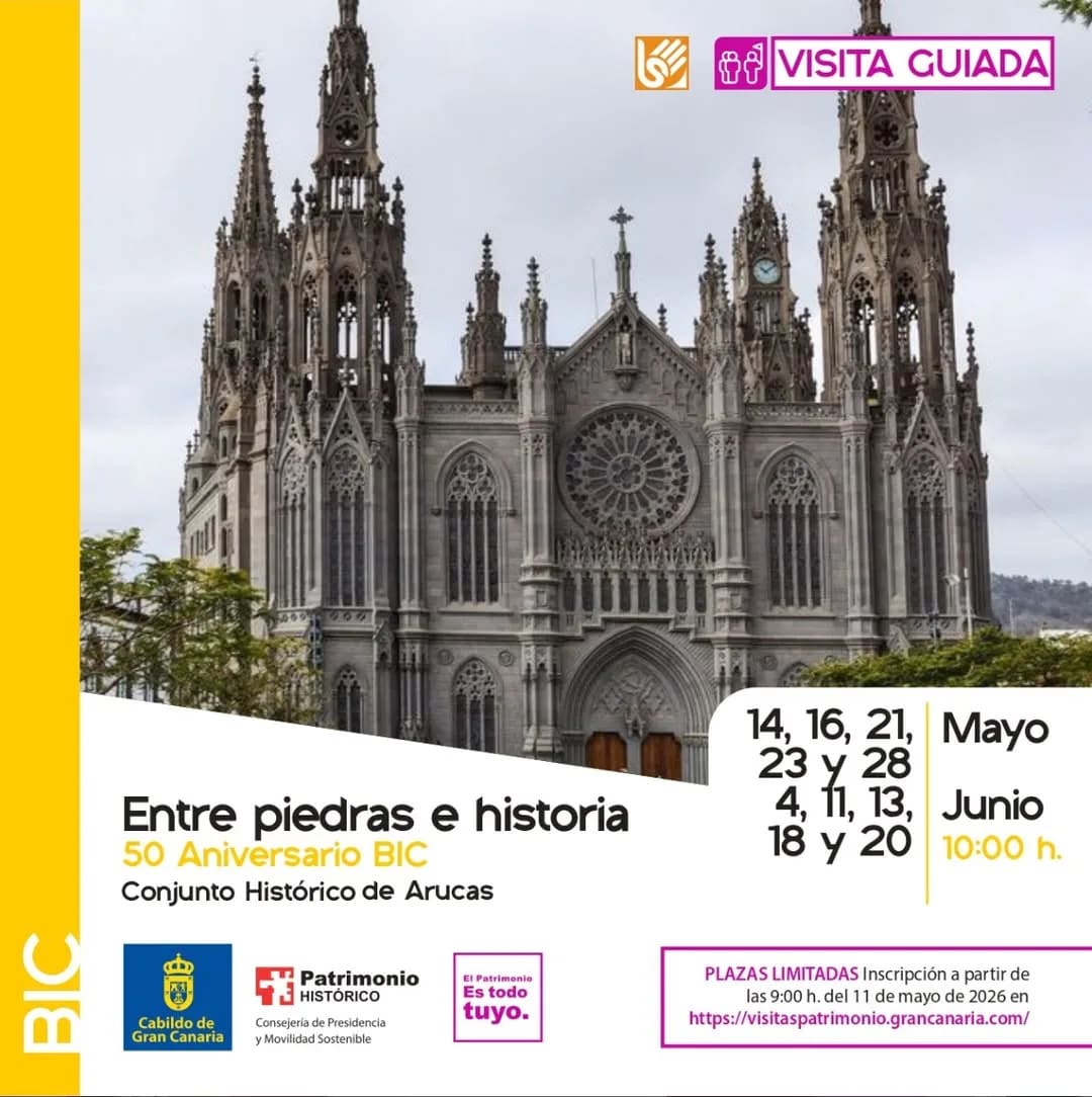 Imagen del evento Visita Guiada Entre piedras e historia Arucas junio-2026