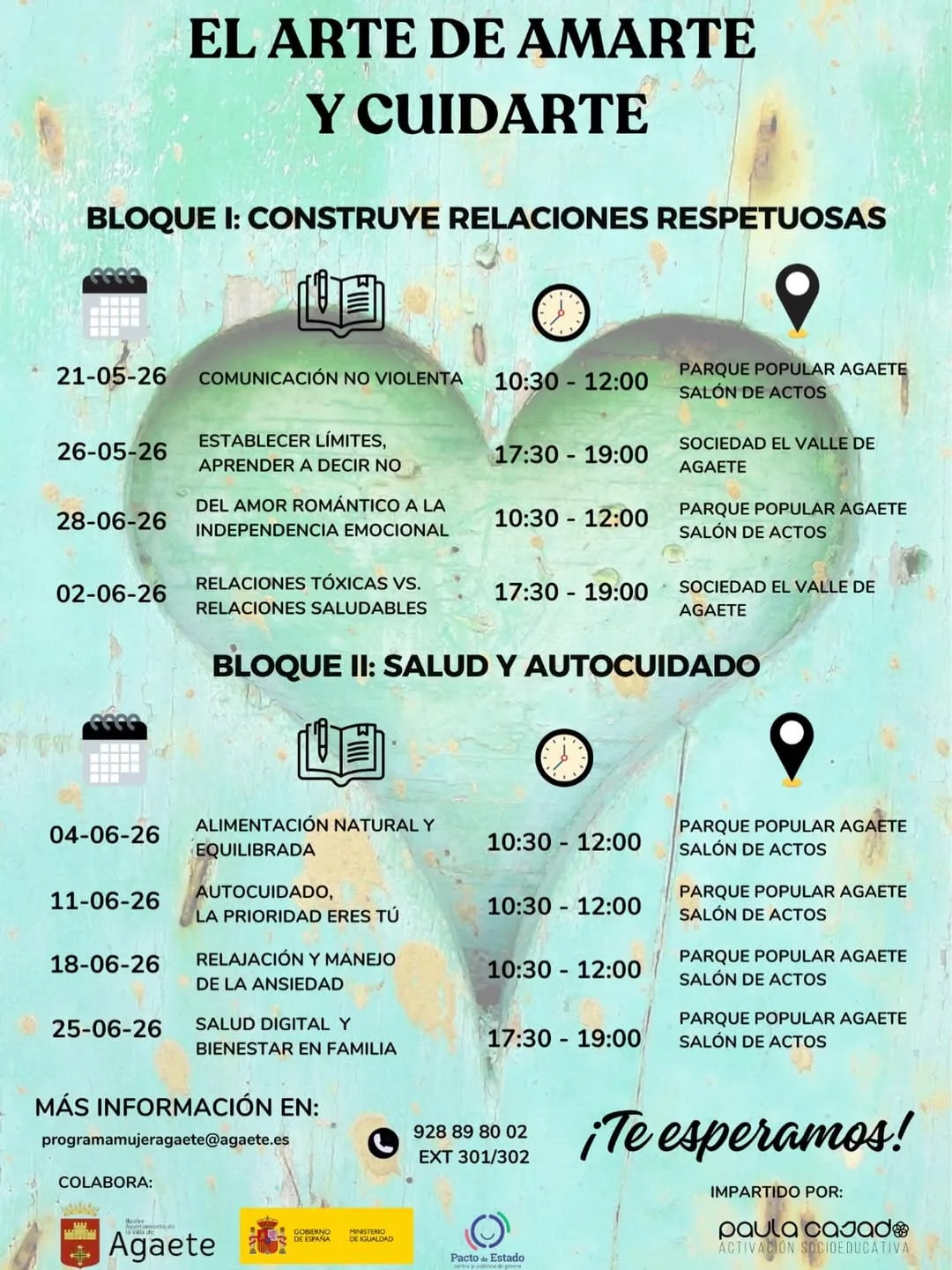 Imagen del evento Taller Autocuidado la prioridad eres tu junio-2026