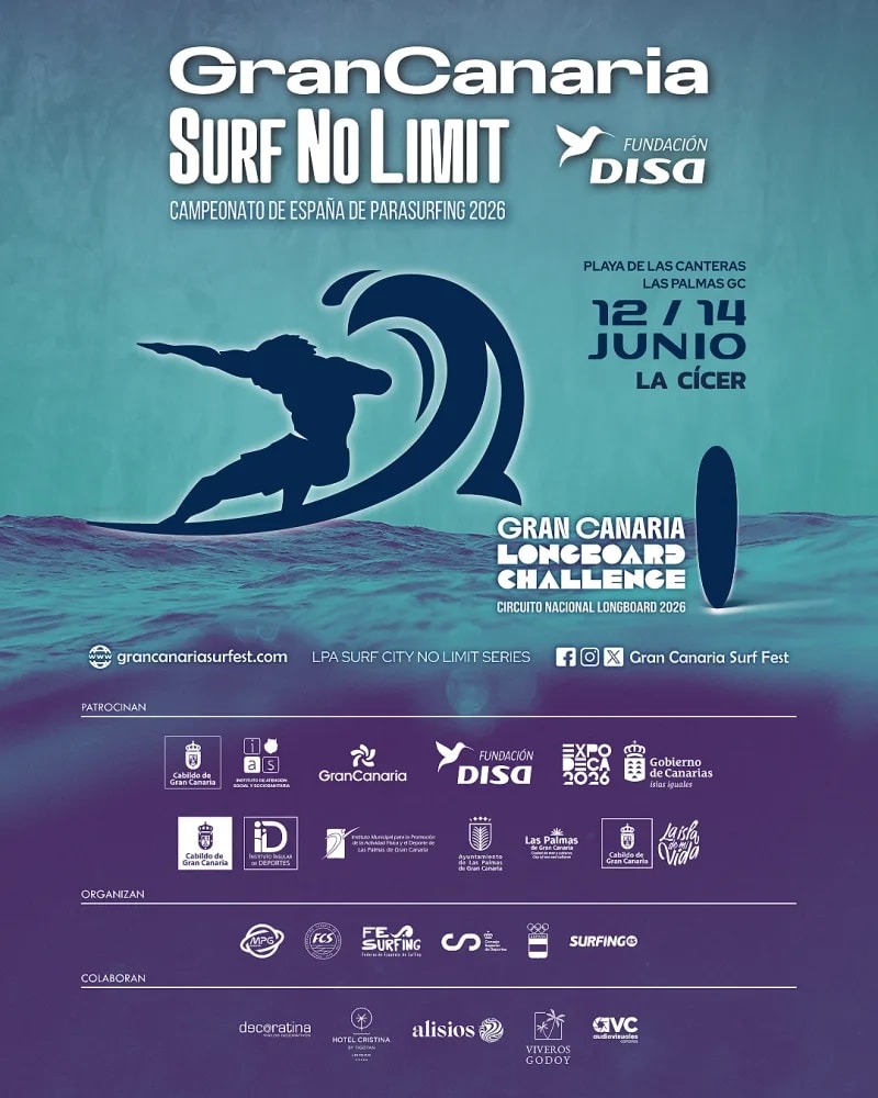 Imagen del evento Deporte Surf No Limit Longboard Challenge 2026 junio-2026