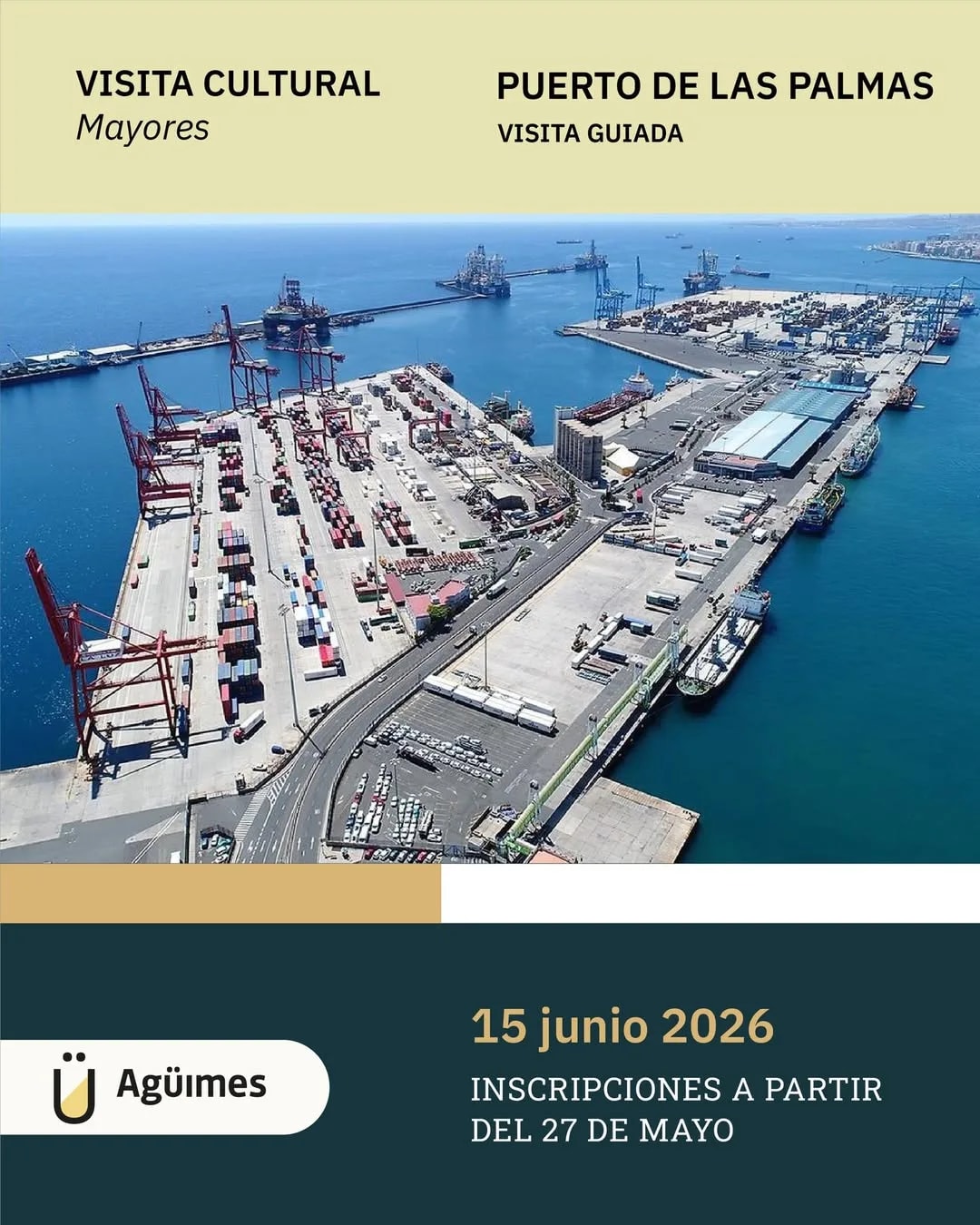 Imagen del evento Visita Guiada Visita cultural al Puerto de Las Palmas junio-2026