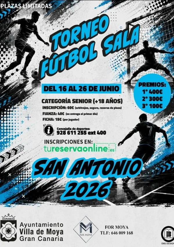 Imagen del evento Deporte  Torneo Futbol Sala  San Antonio 2026 Senior junio-2026