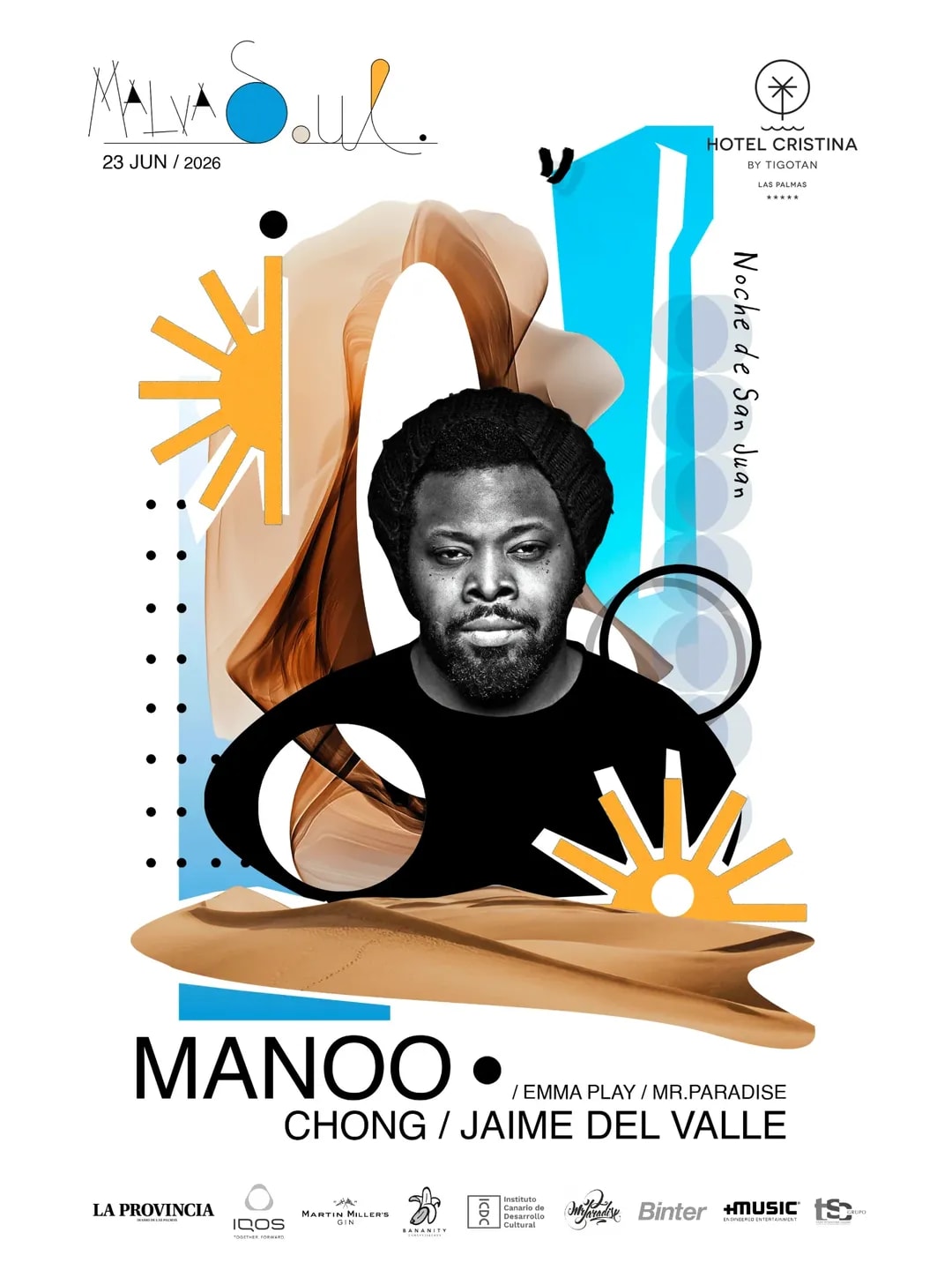 Imagen del evento Fiesta  Malvasoul Noche de San Juan junio-2026