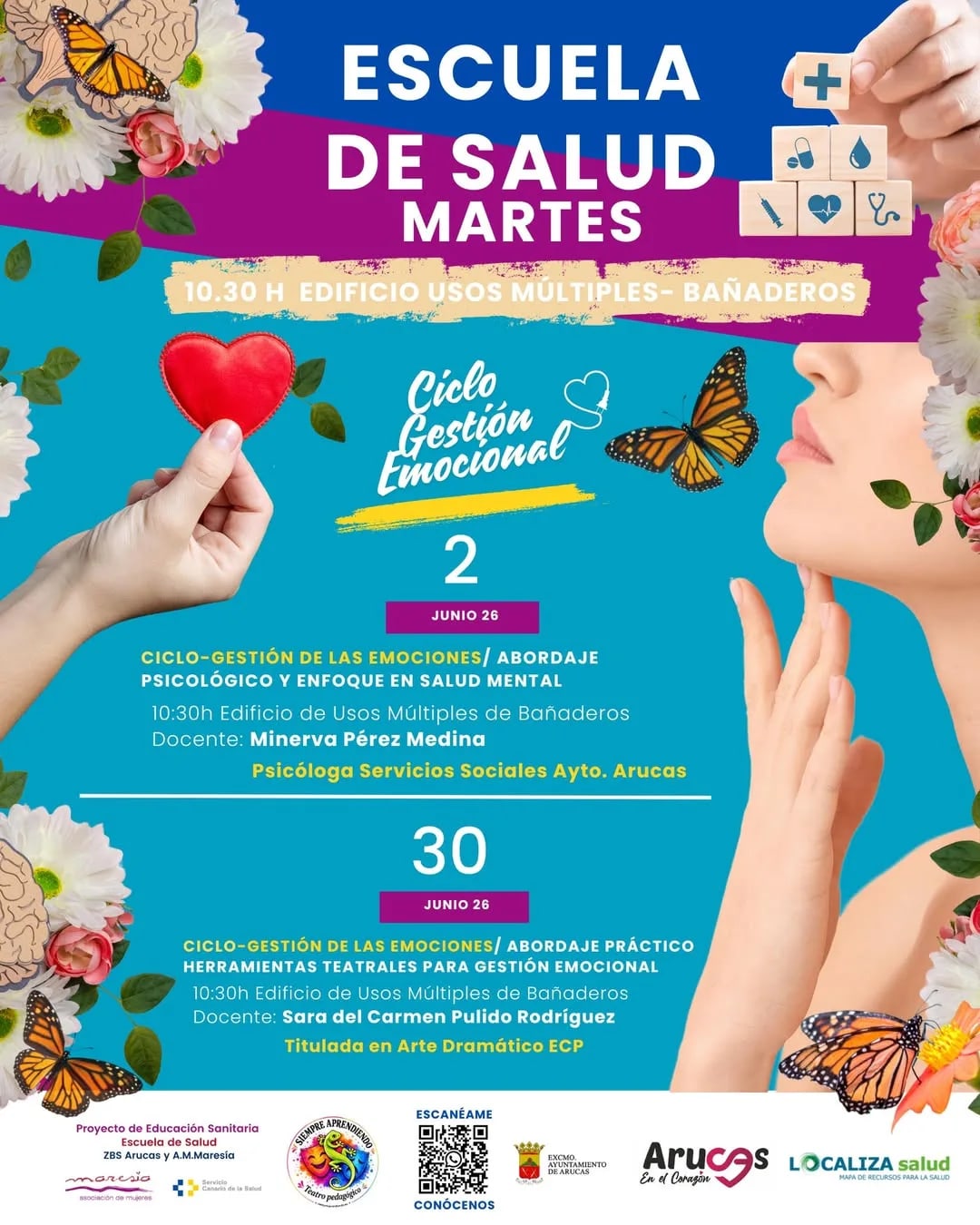 Imagen del evento Taller  Herramientas teatrales para gestion emocional junio-2026
