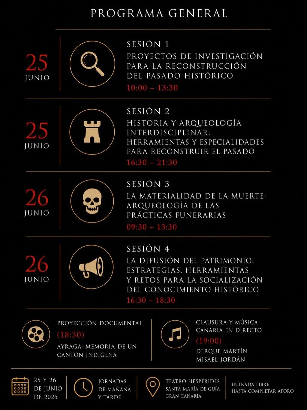Imagen del evento Journeys of Archaeology and Identity of Santa Maria de Guia junio-2026