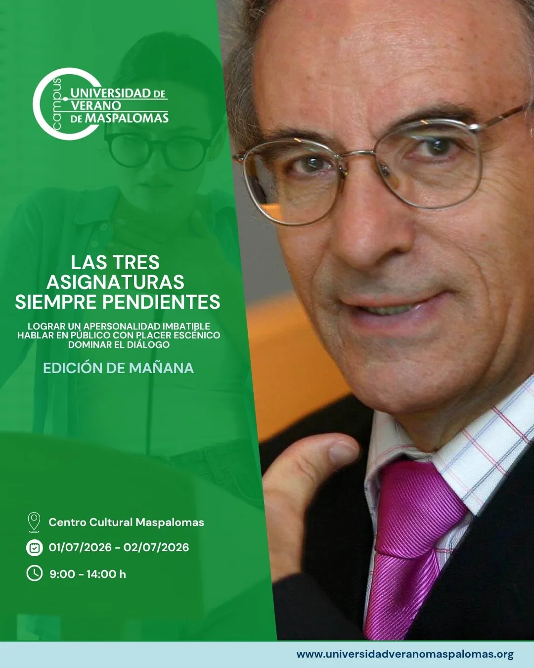 Imagen del evento Workshop The 3 always essential subjects julio-2026
