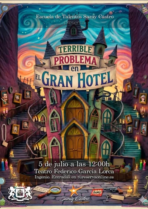 Imagen del evento Theater Terrible problem at the Grand Hotel julio-2026
