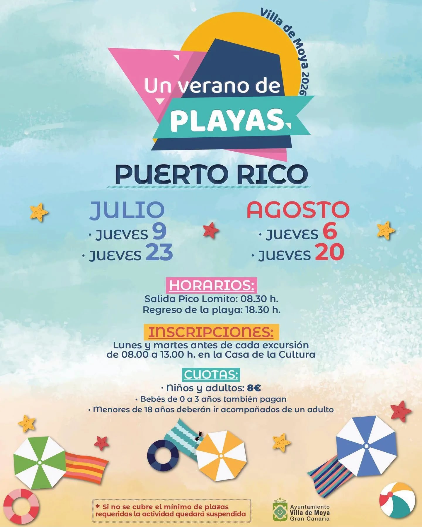 Imagen del evento Excursion  Un verano de playas Puerto Rico julio-2026