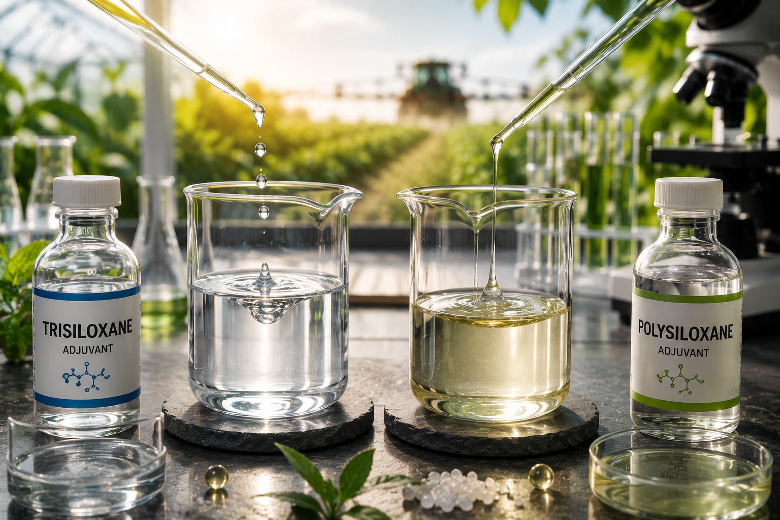 Trisiloxane vs Polysiloxane Adjuvants: Technical Differences Every Formulator Must Know