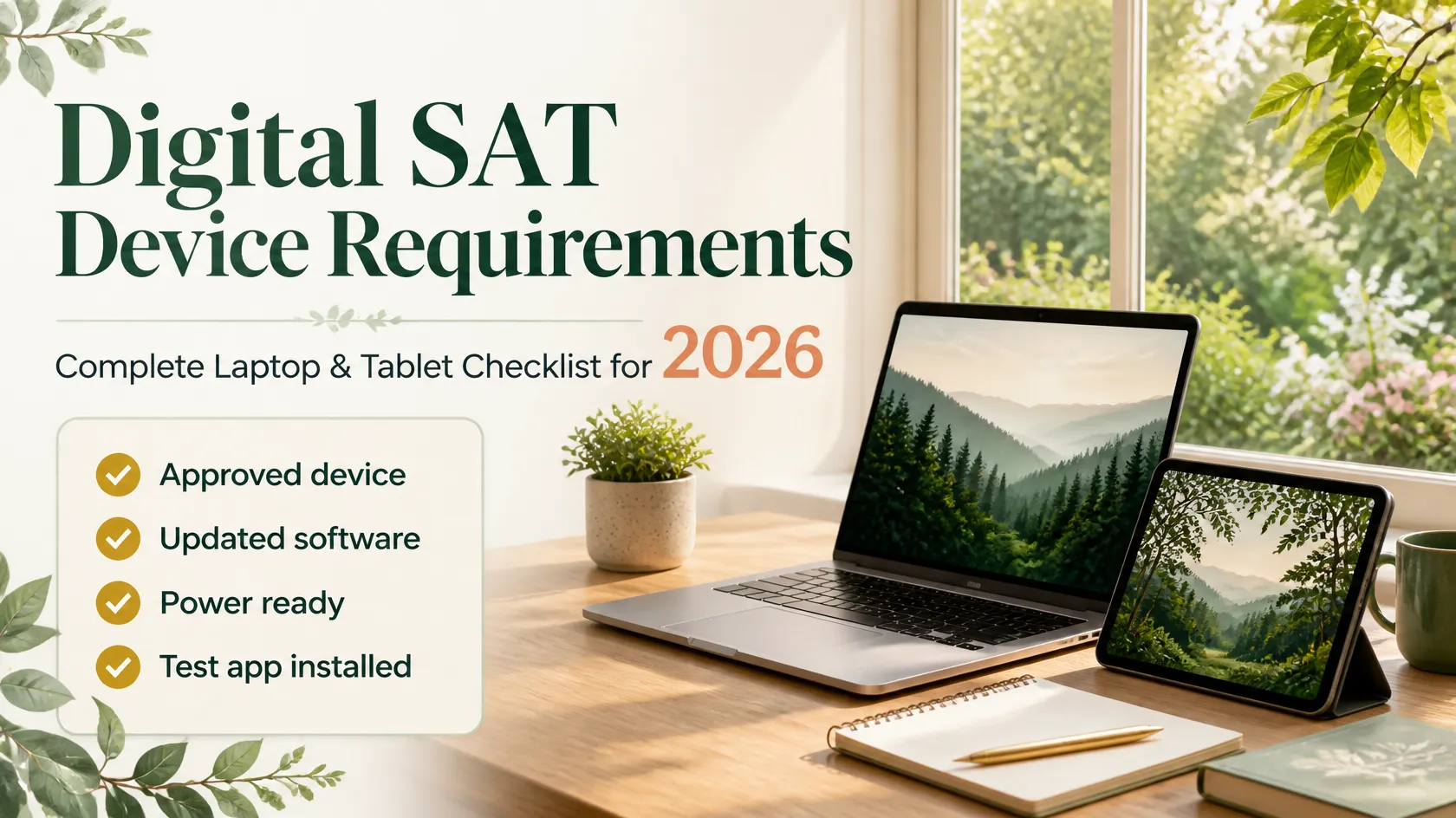 Digital SAT Device Requirements: Complete Laptop & Tablet Checklist for 2026