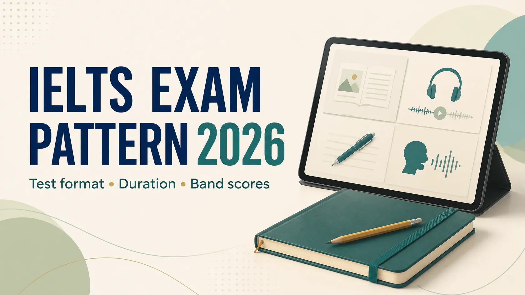 IELTS Exam Pattern 2026: Test Format, Duration, Sections and Band Score System image