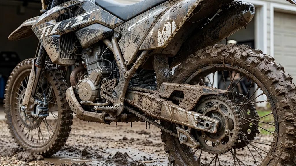 Mycie Motocykla Off-Road – Jak Usunąć Błoto Bez Niszczenia Elementów