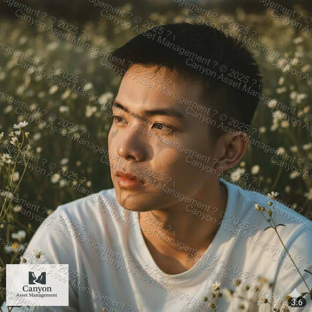 Golden Hour Portrait in Bloom
