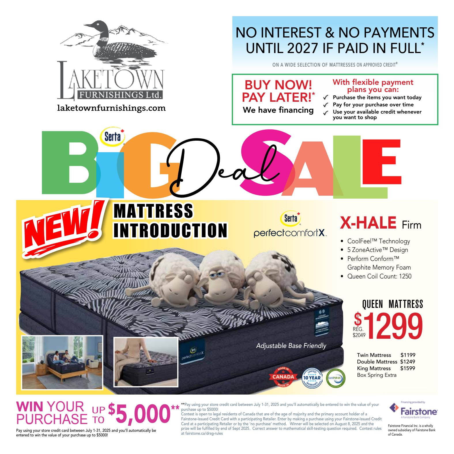 Laketown Serta Flyer