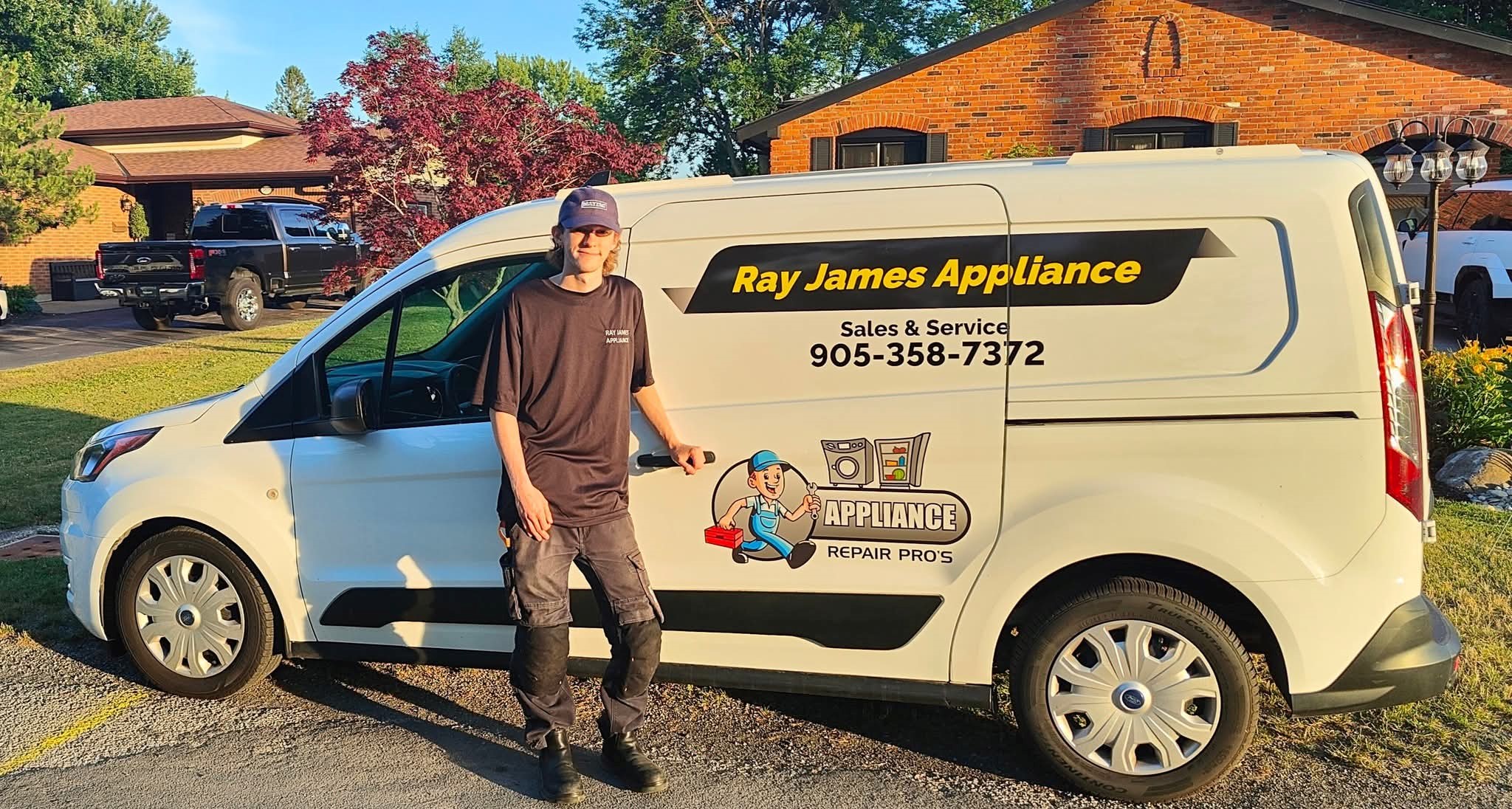 Ray James Appliances service truck
