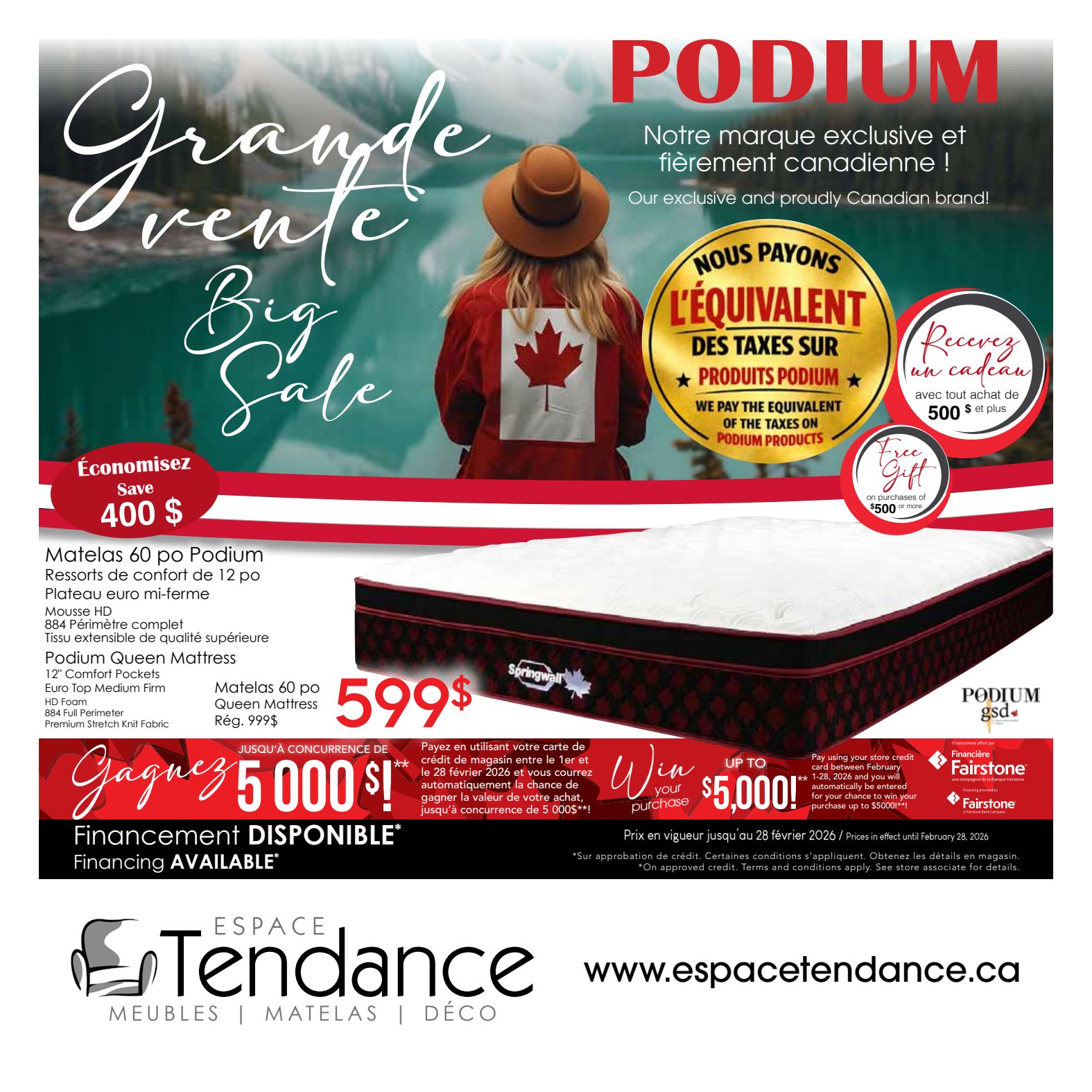 Espace Tendance Furniture Flyer