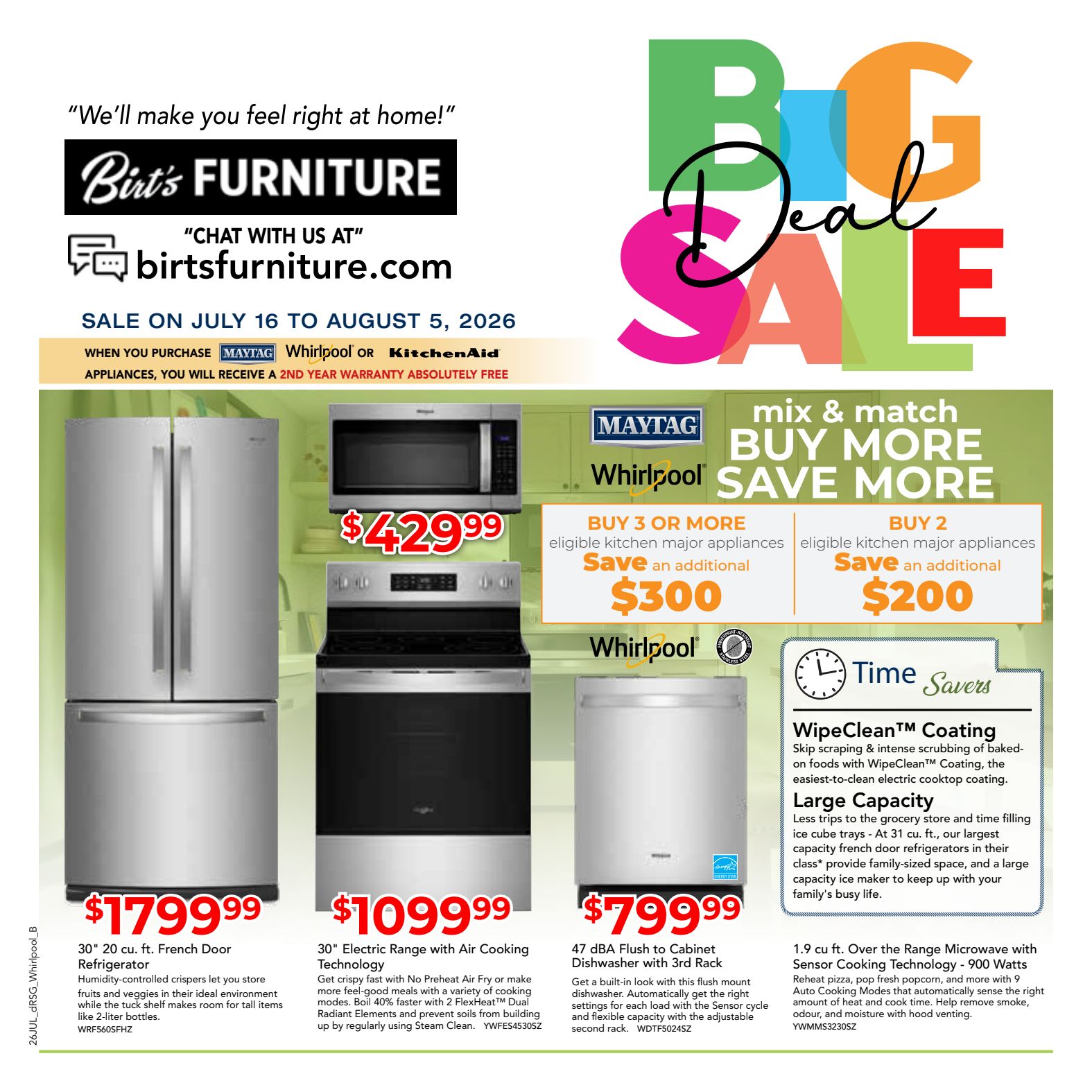 Birt's promotional flyer 2