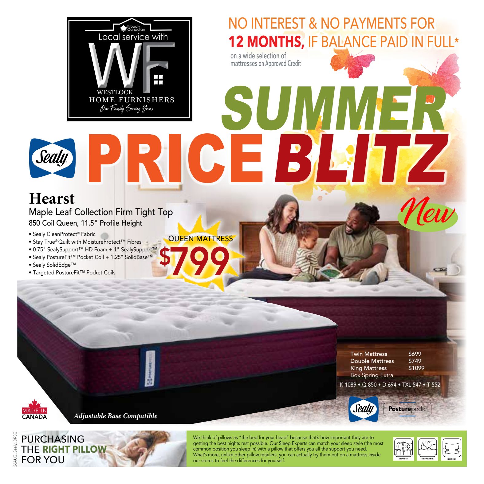 Westlock 4-week promotional flyer