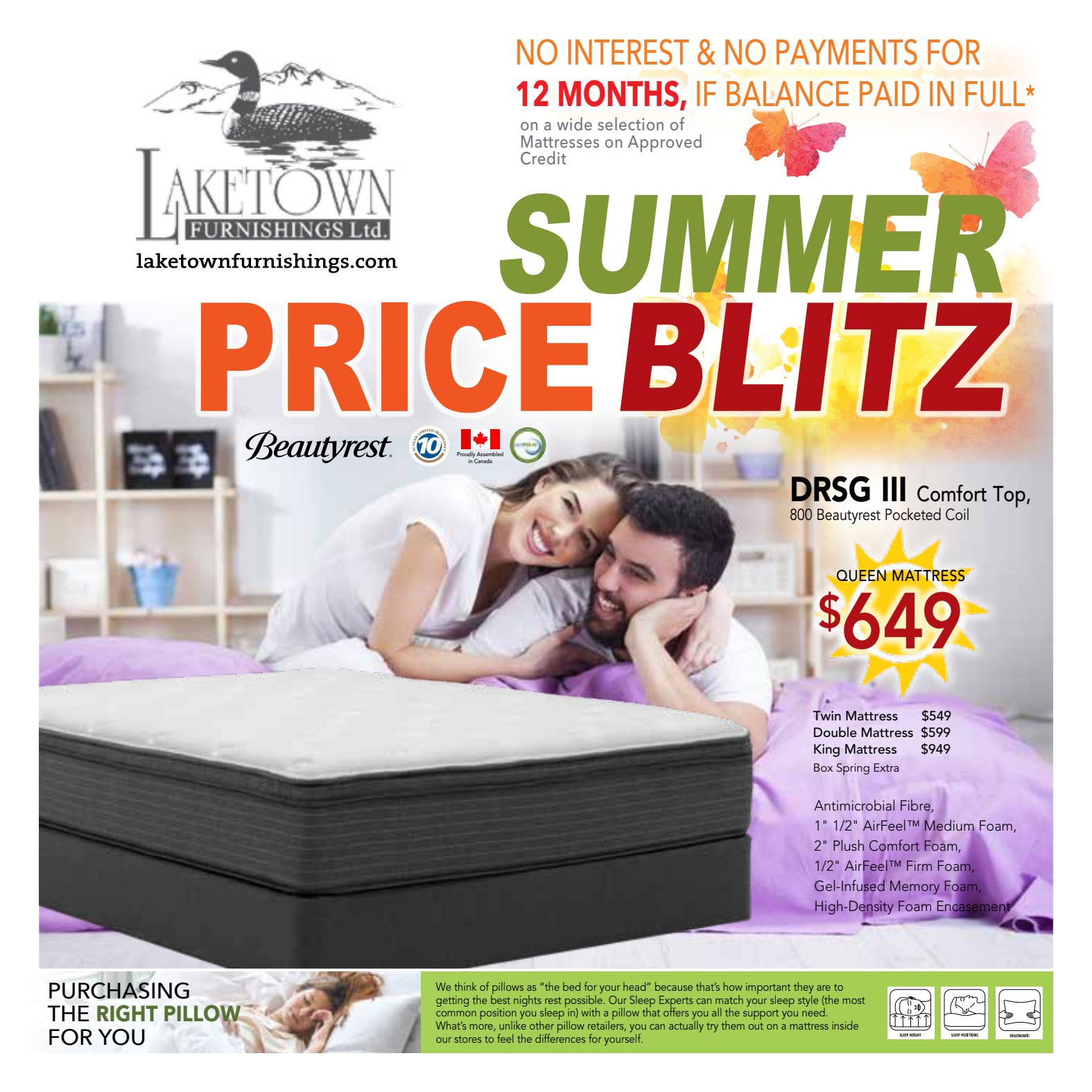 Laketown 4-week promotional flyer