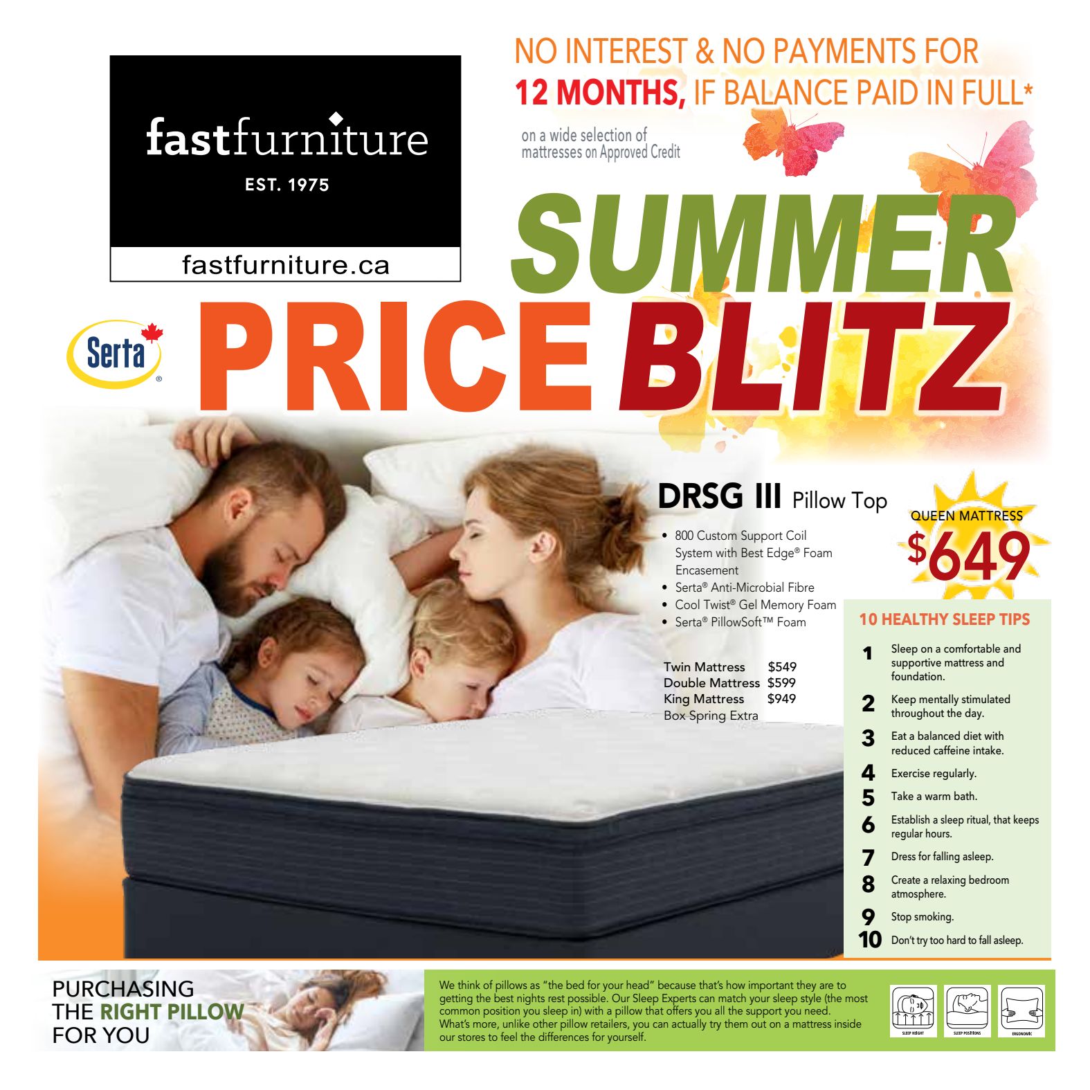 FAST 4-week promotional flyer