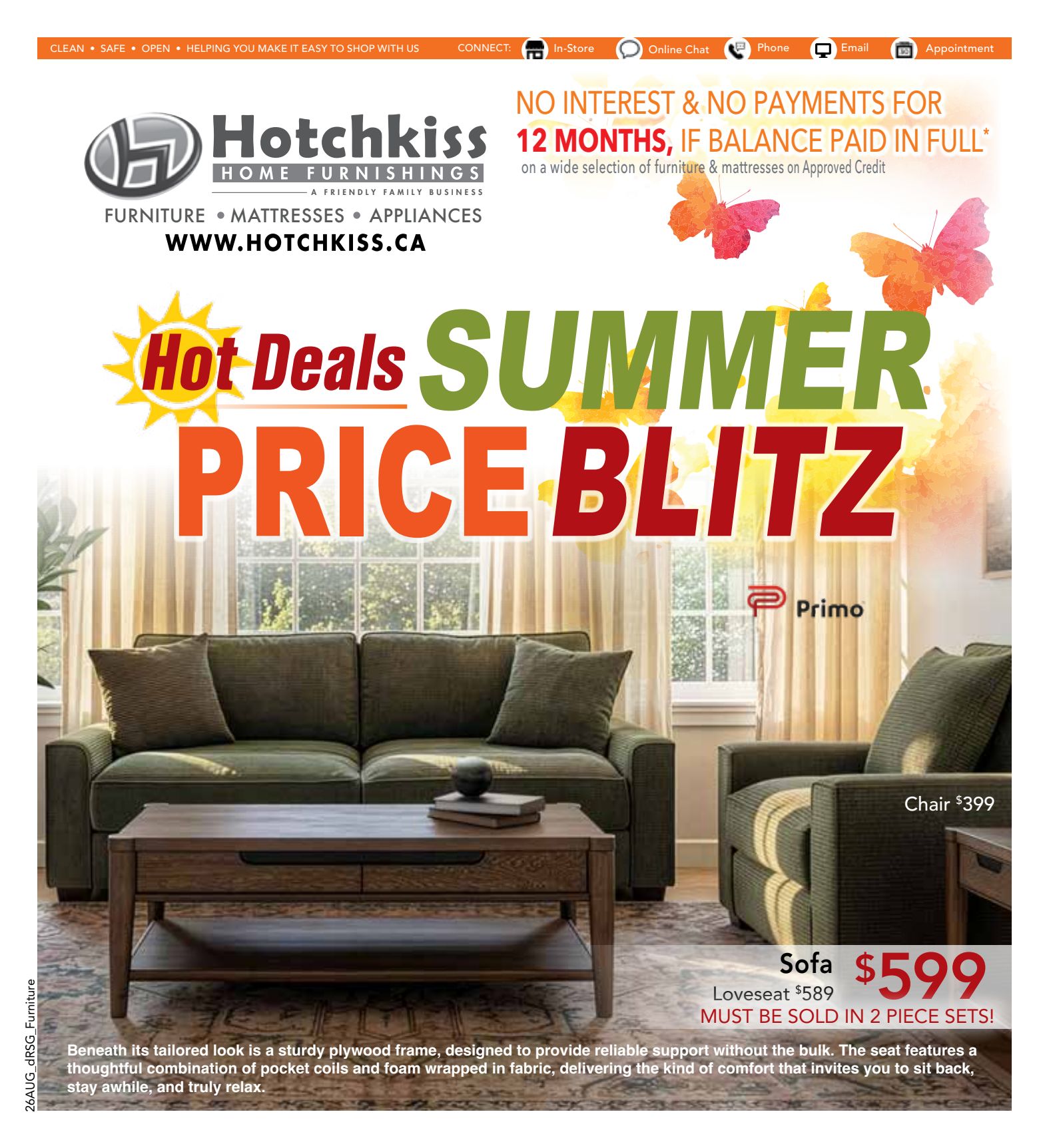 Hotchkiss furniture flyer