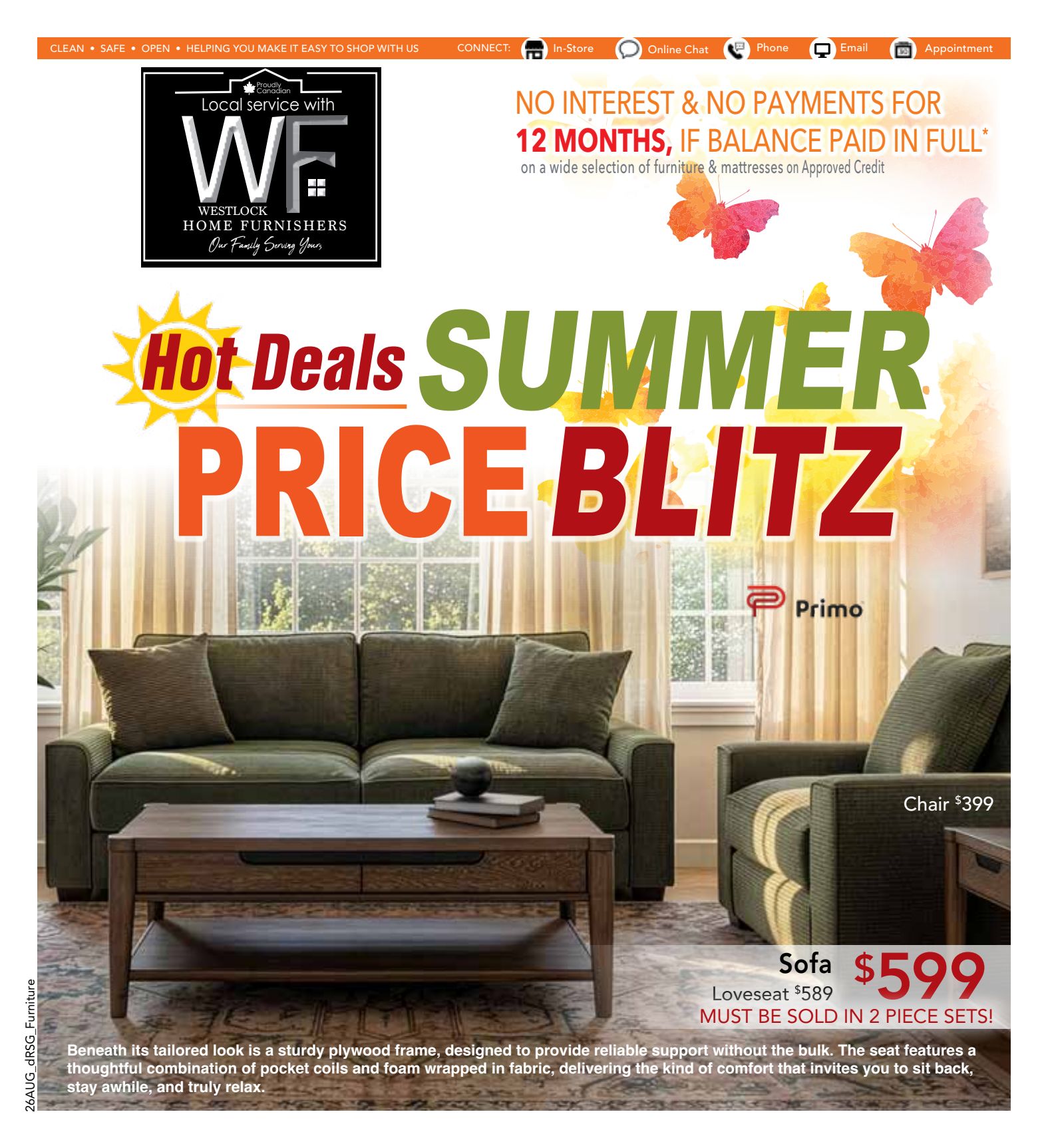Westlock 8-week promotional flyer
