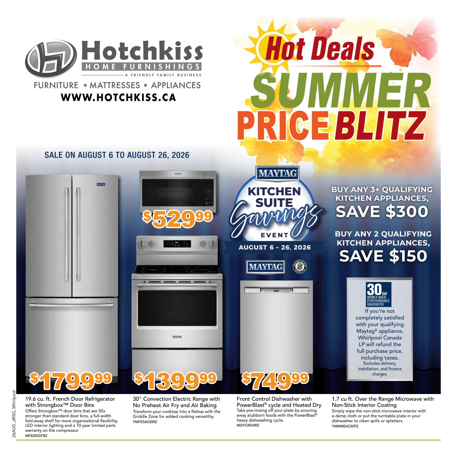Hotchkiss appliance flyer