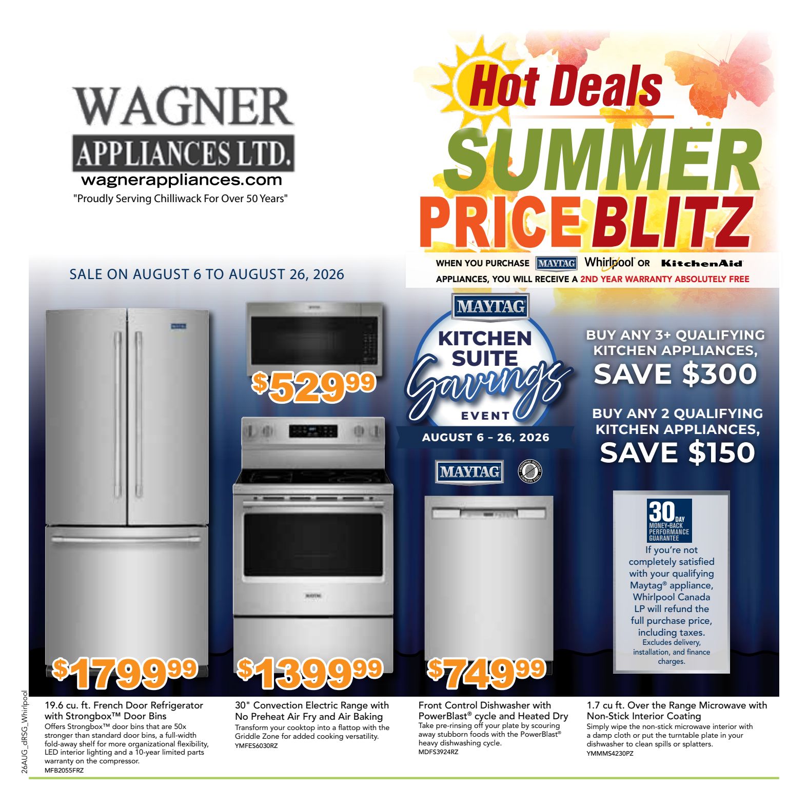 Wagner appliance promotional flyer