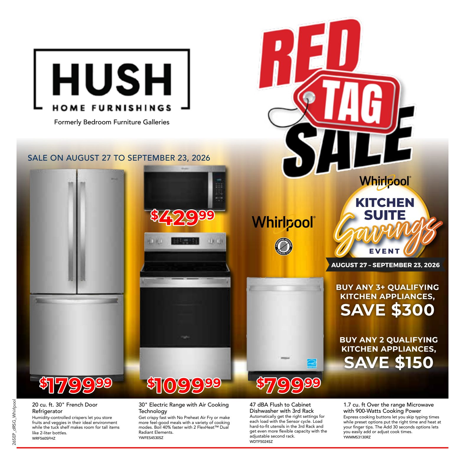 HUSH promotional flyer 2