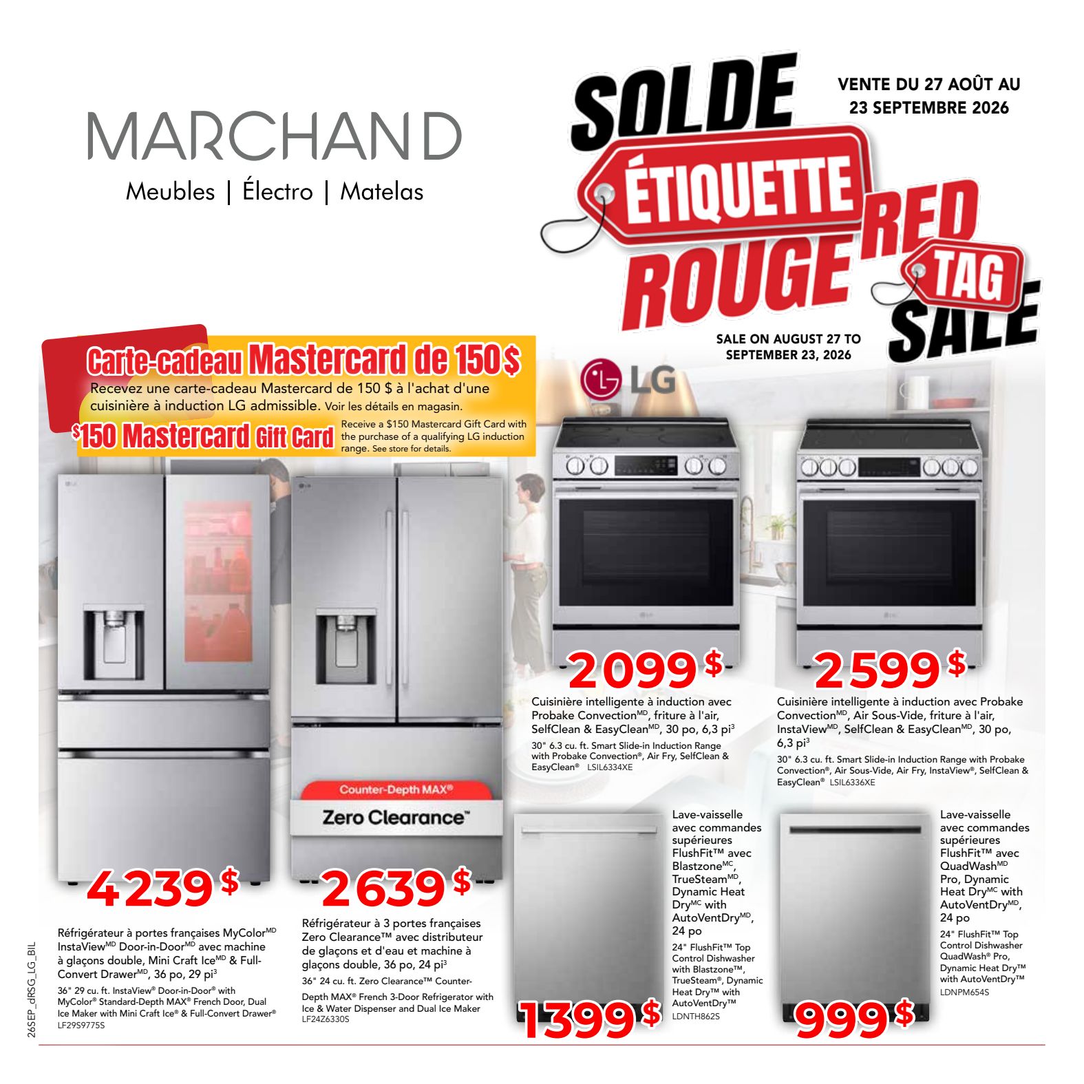 Marchand LG promotional flyer