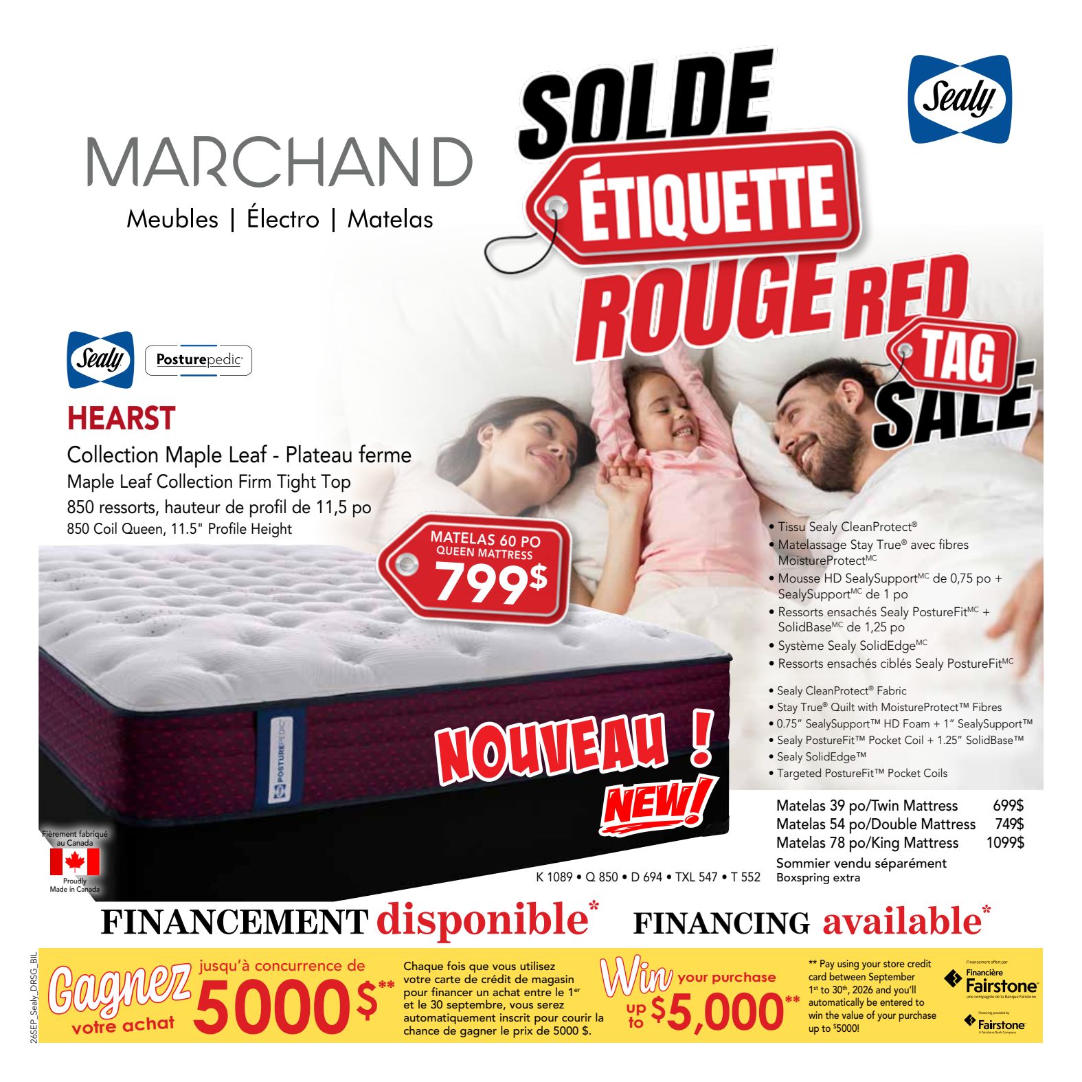 Marchand Sealy promotional flyer