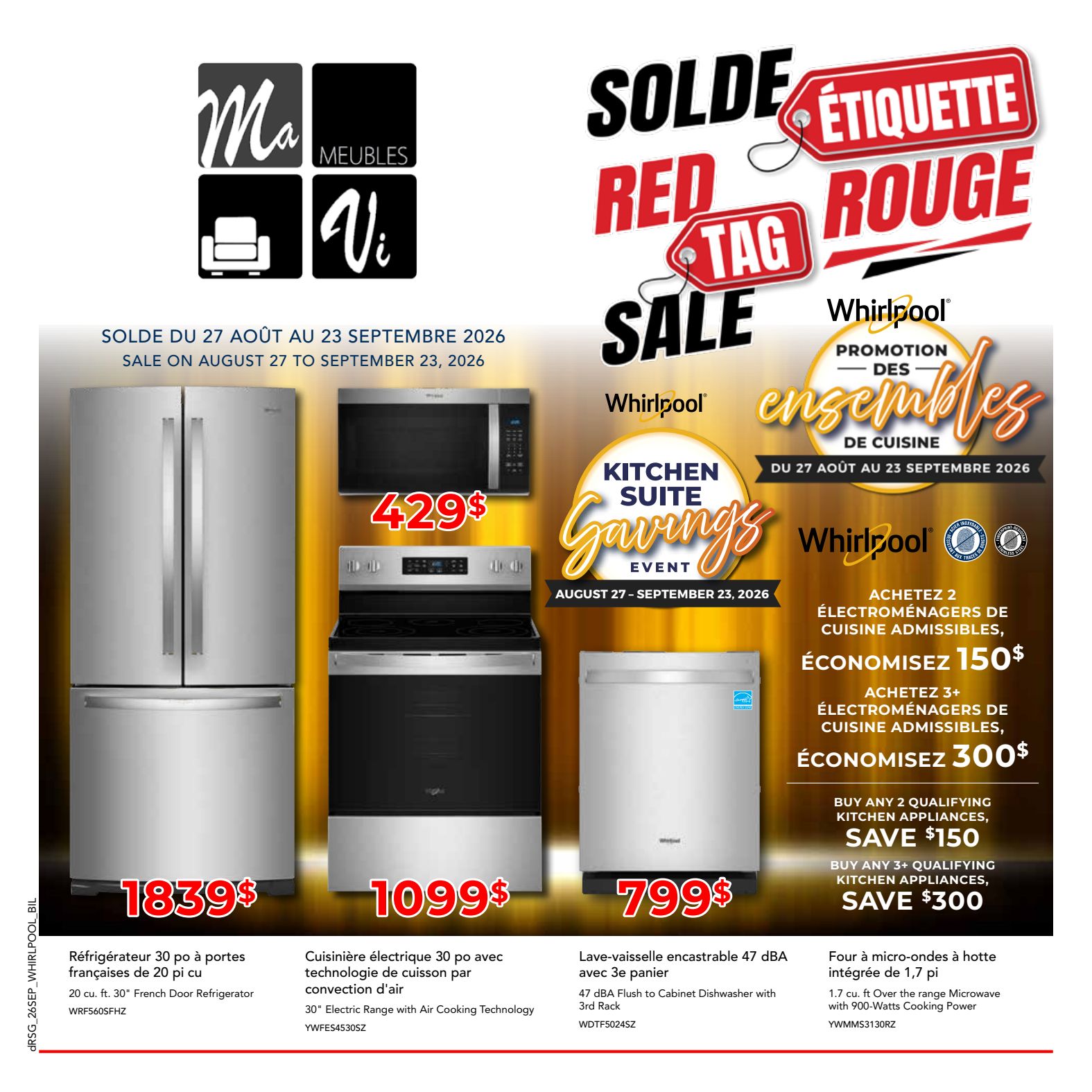 Dépliant promotionnel MaVi Whirlpool