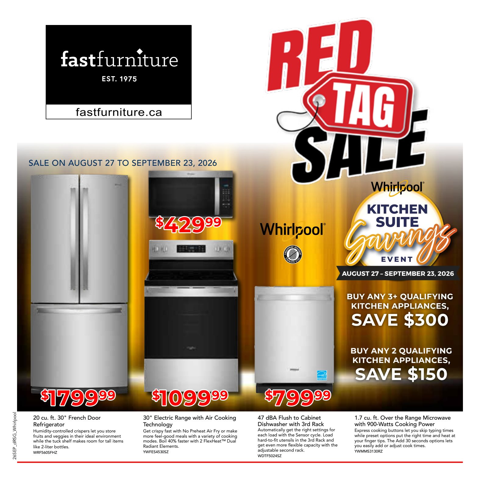 FAST appliance promotional flyer
