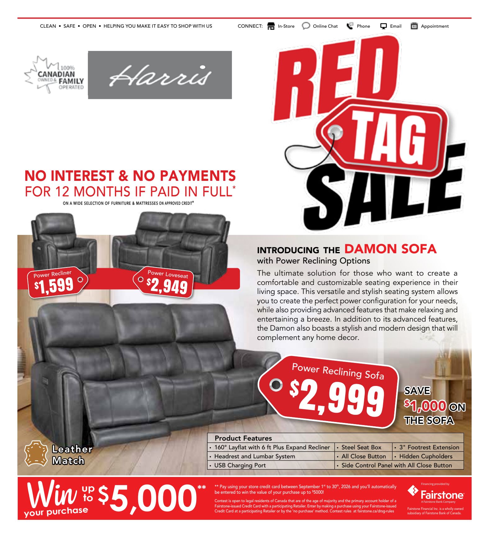 Harris 8-week promotional flyer