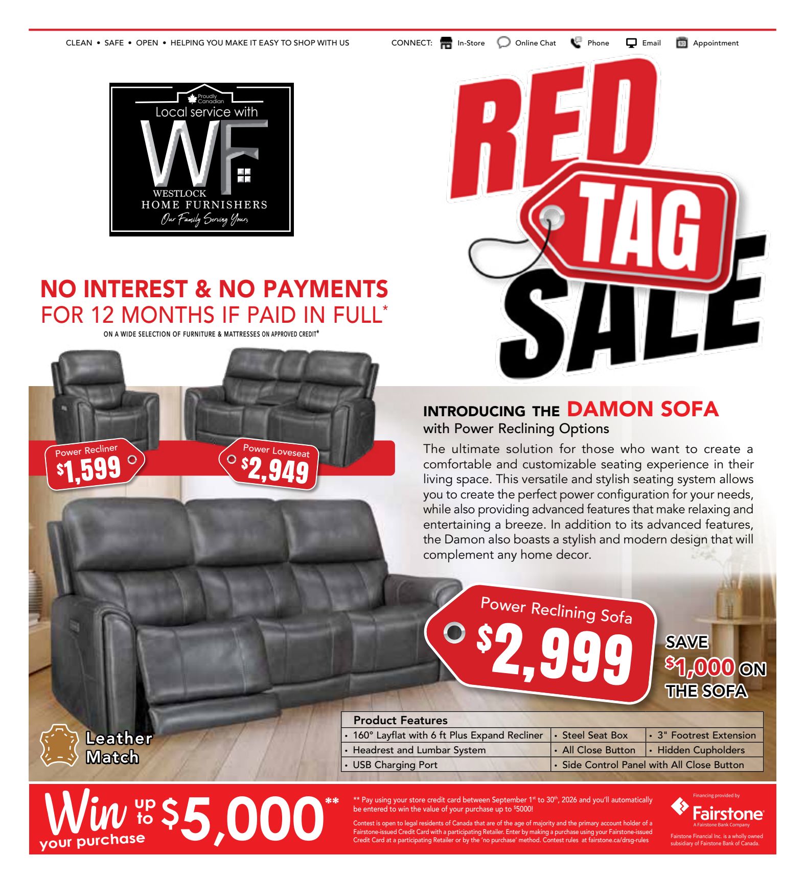Westlock 8-week promotional flyer