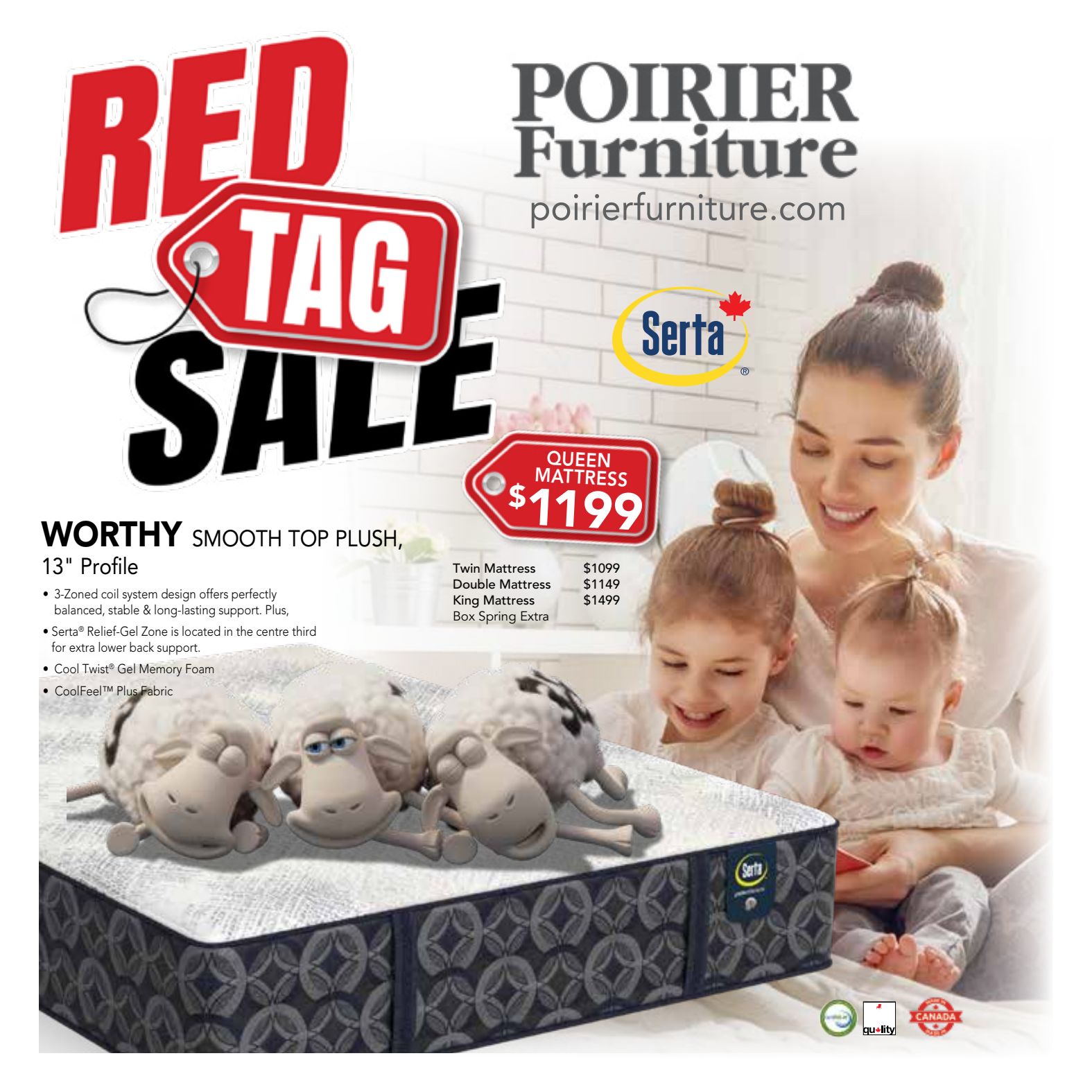 Poirier 4-week promotional flyer