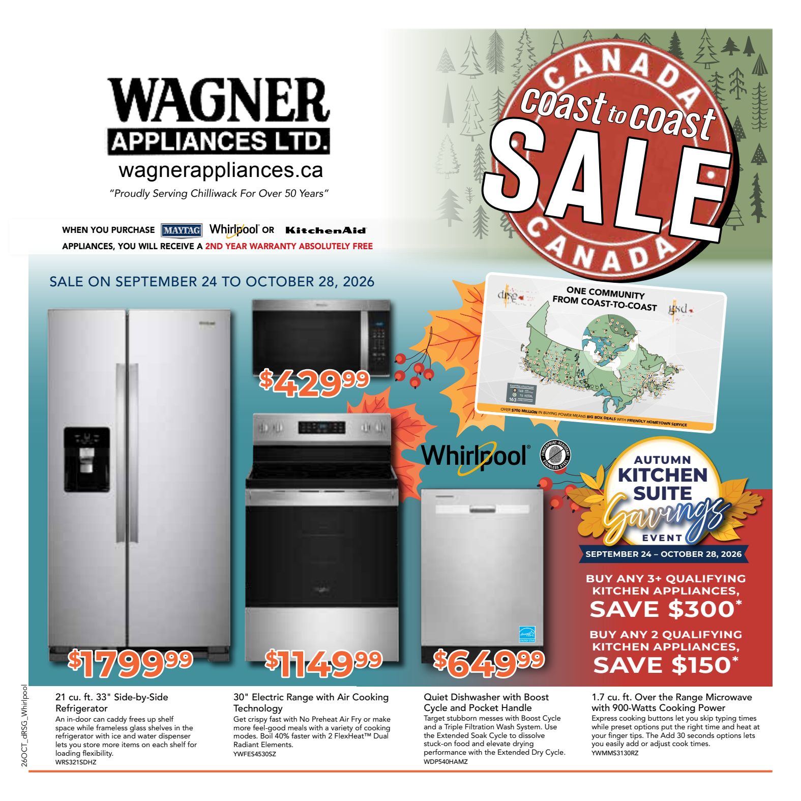 Wagner appliance promotional flyer