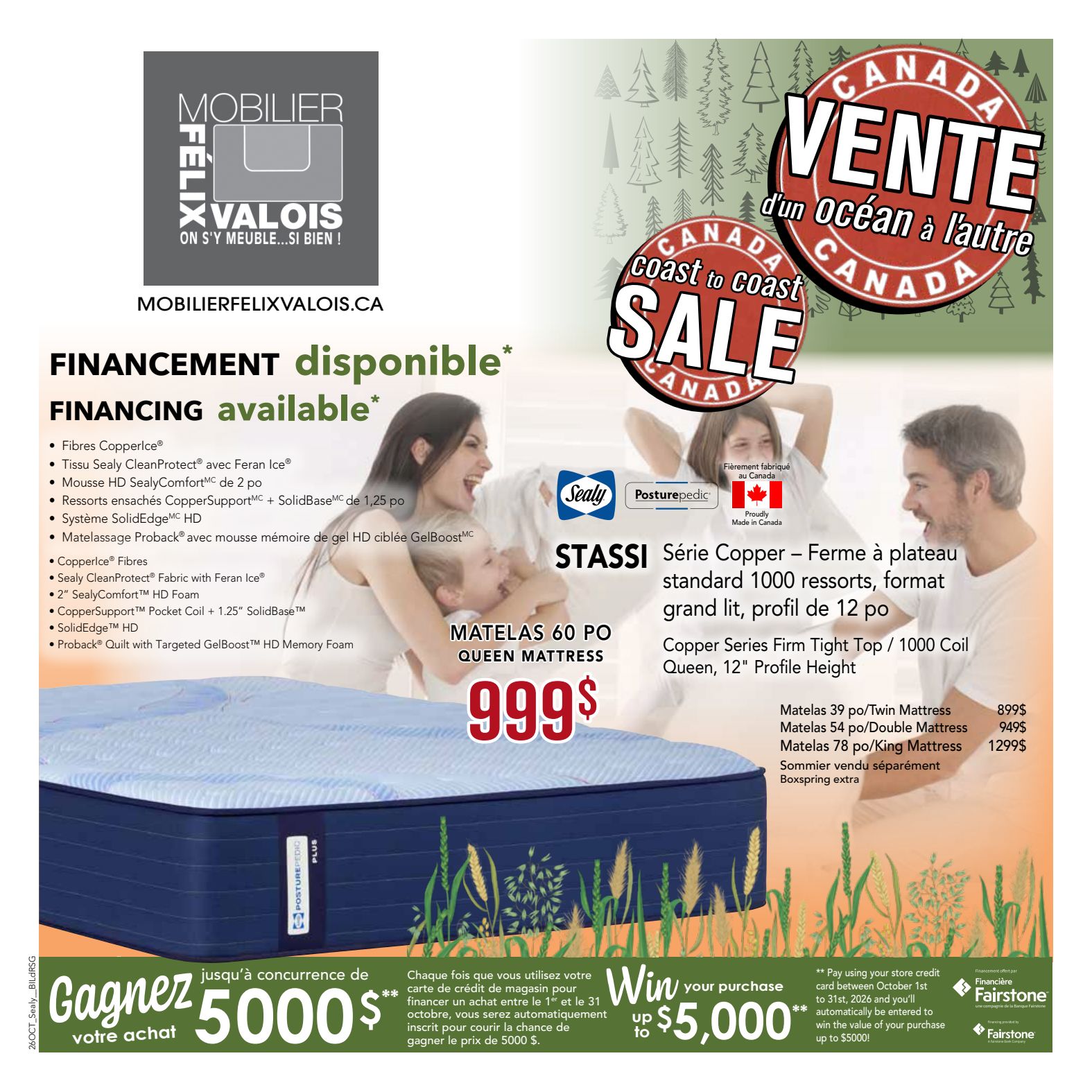 Mobilier Felix Valois Whirlpool promotional flyer