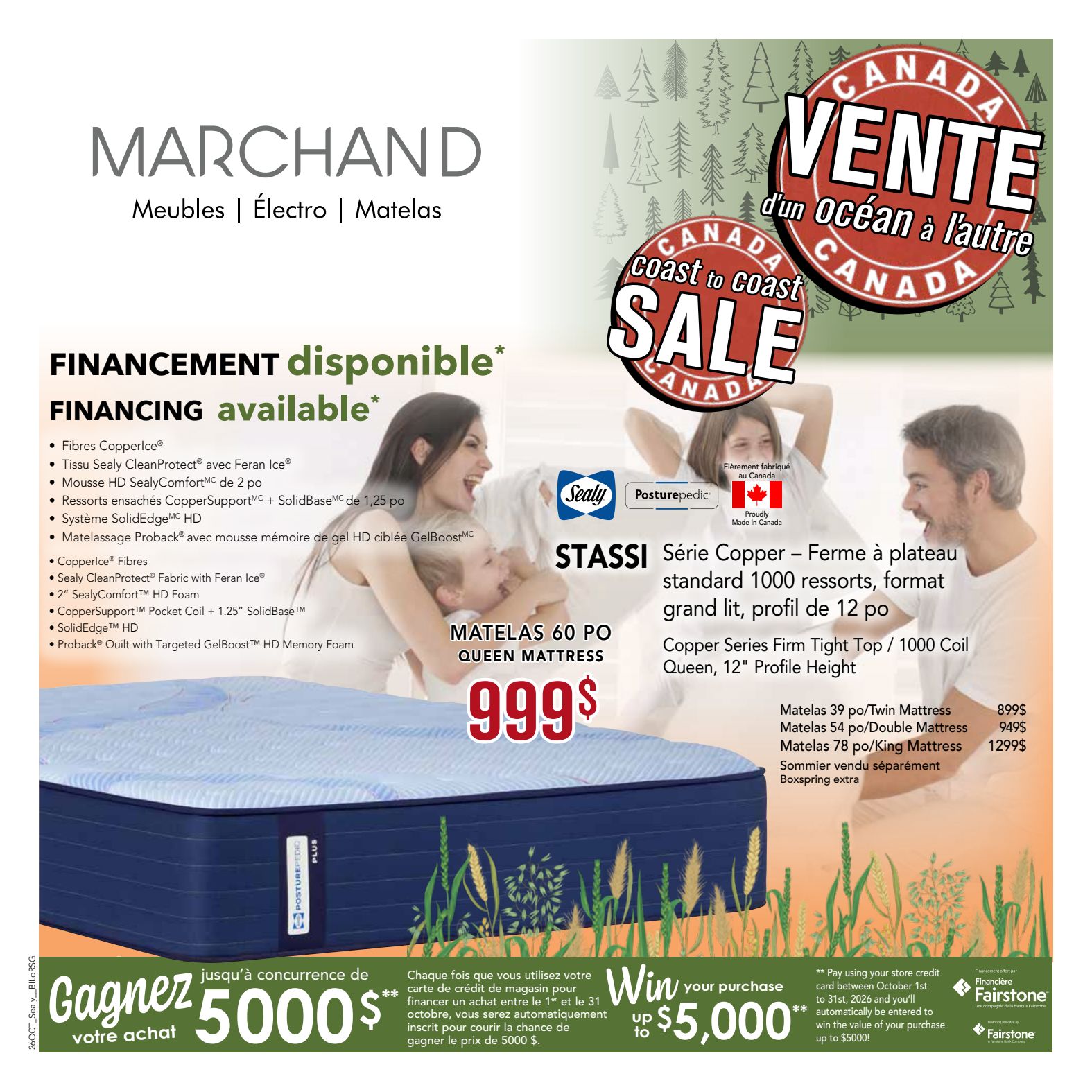Marchand Sealy promotional flyer